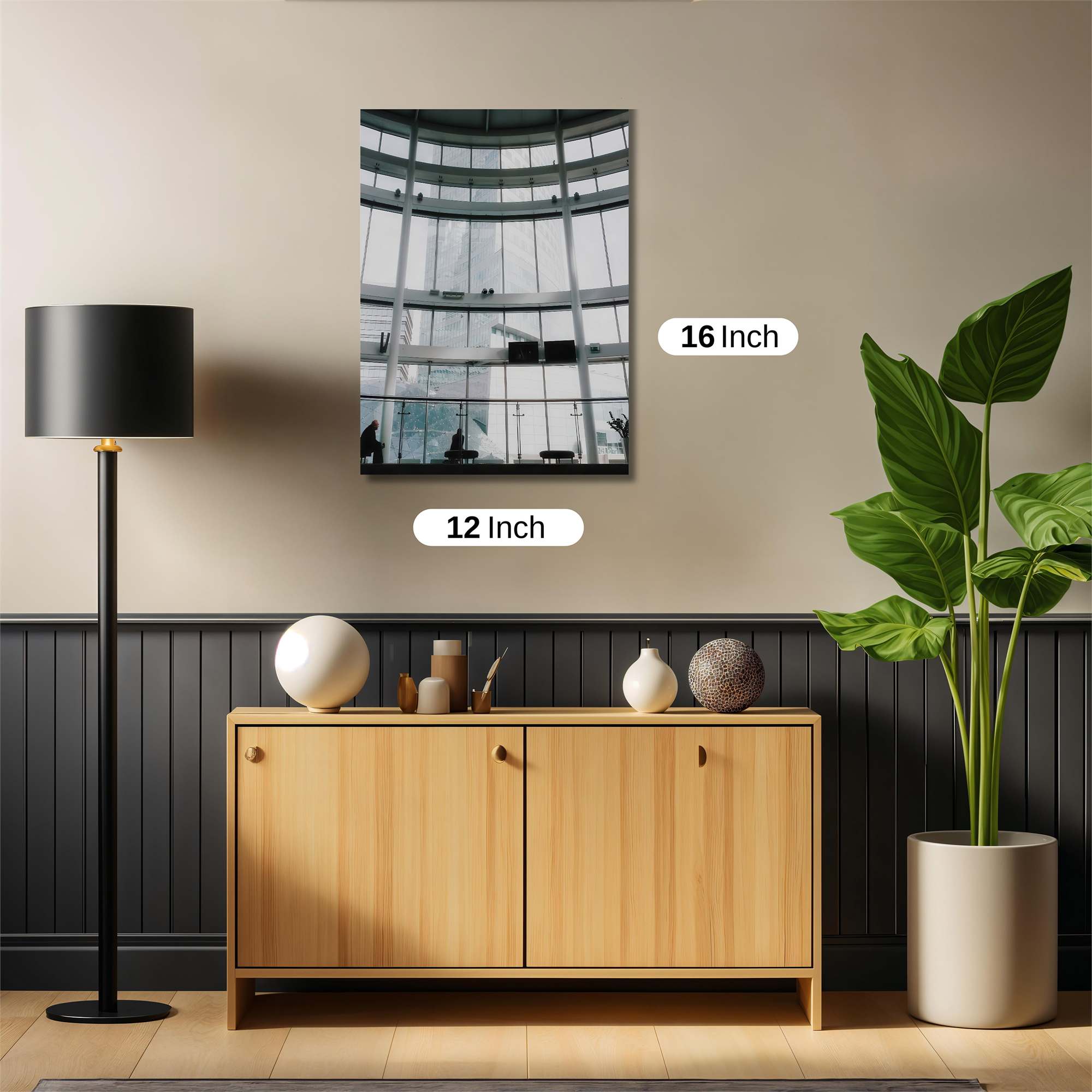 Futuristic Serenity Safe Wall Magnetic / M