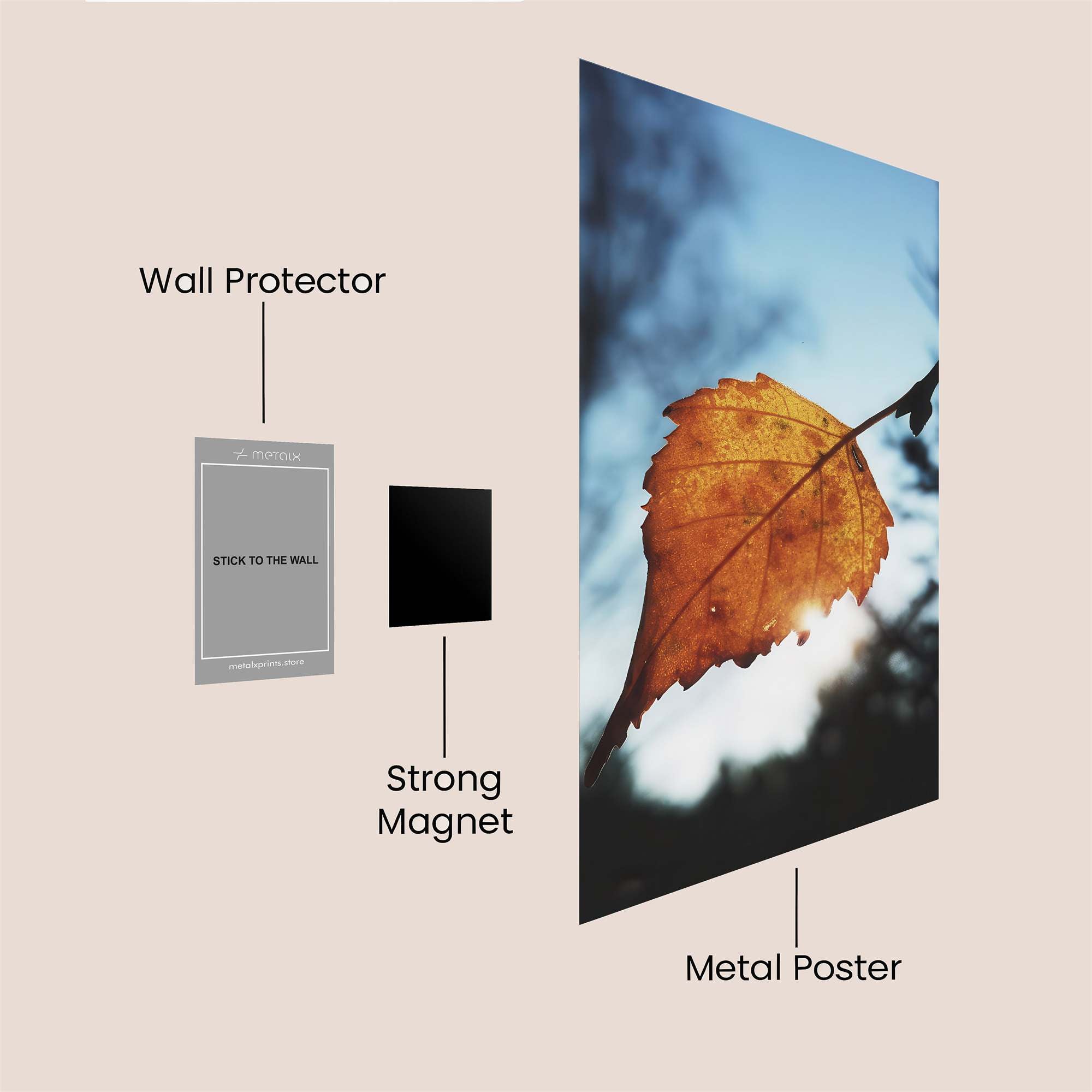 Autumn Serenity Safe Wall Magnetic / M