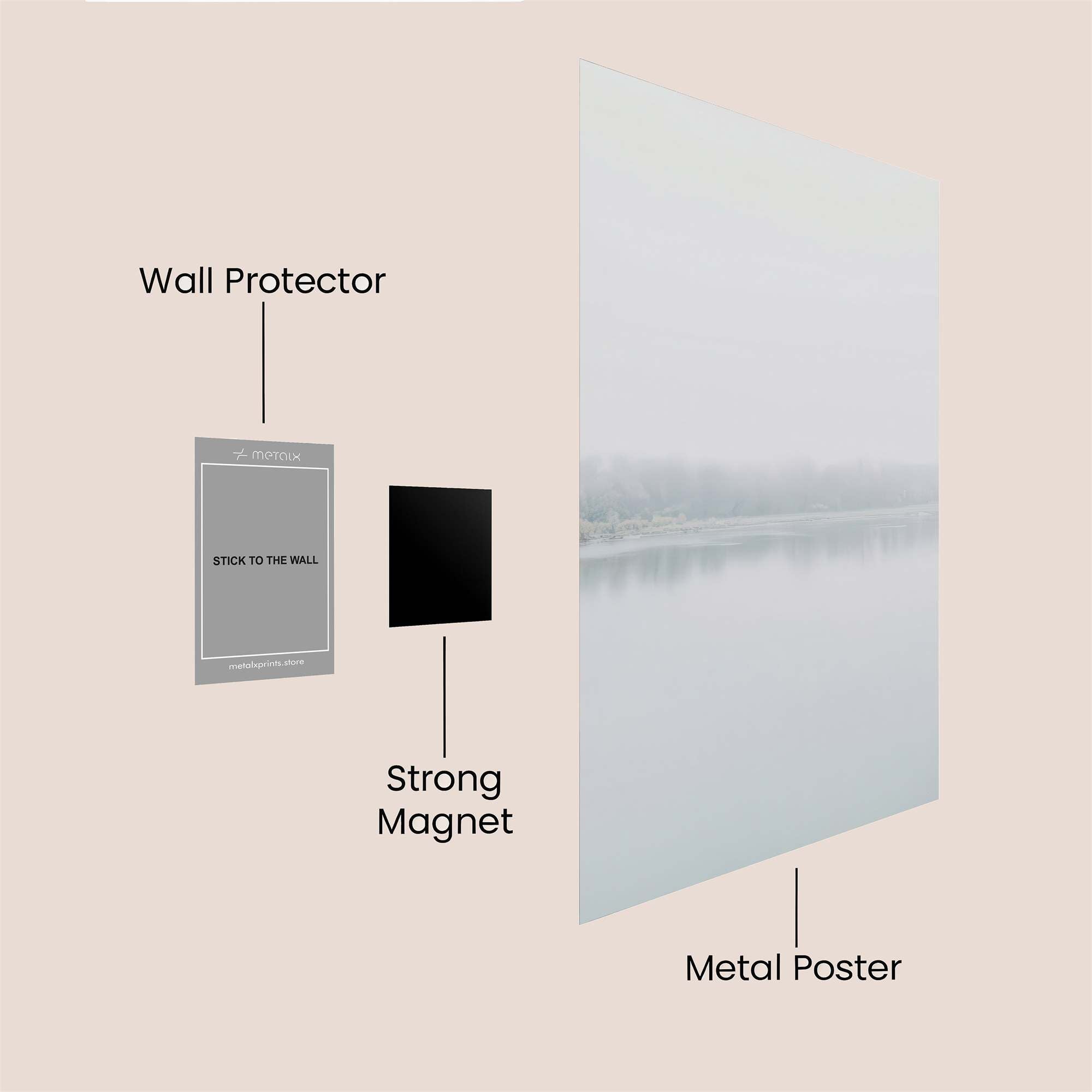 River Serenity Safe Wall Magnetic / M