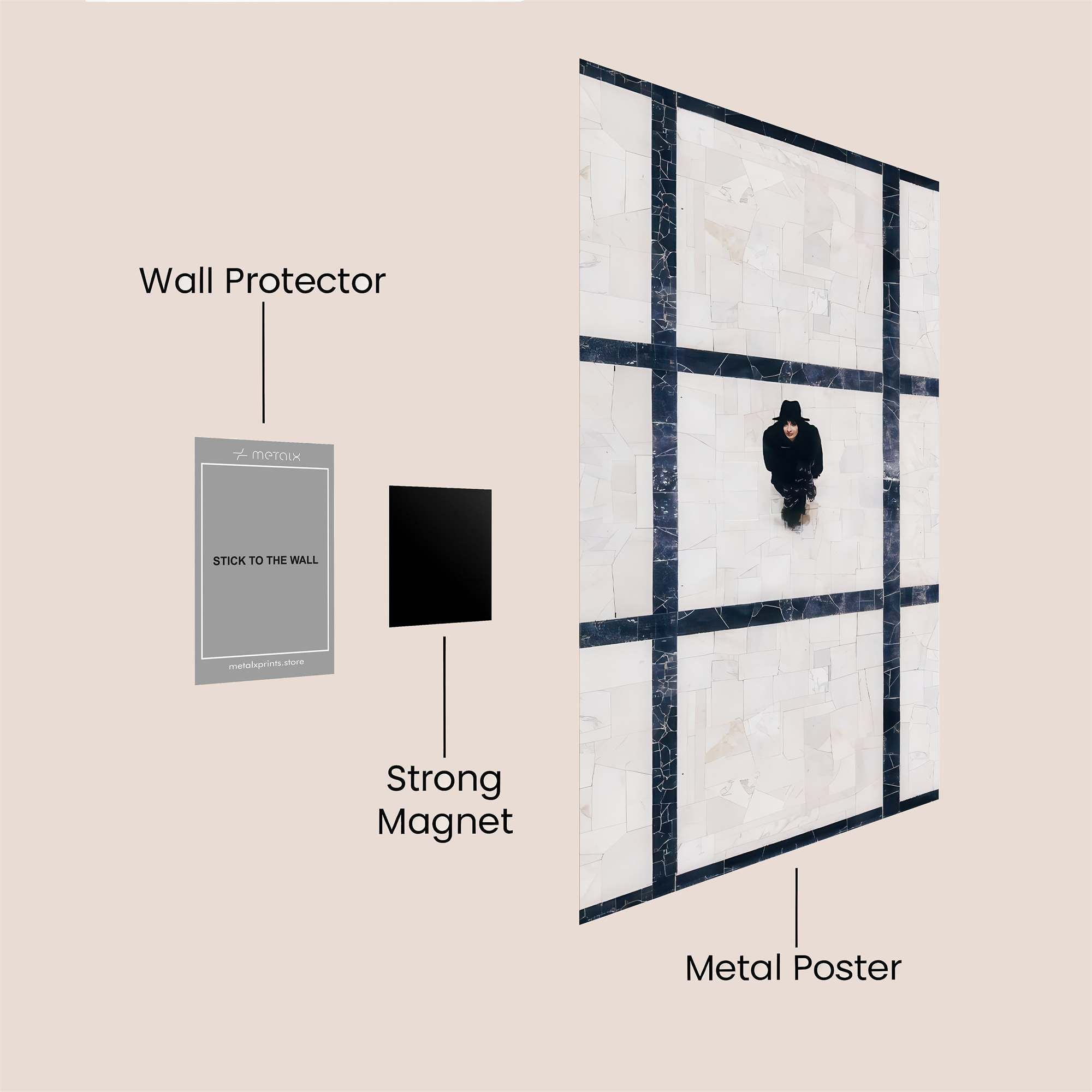 Solitary Tranquility Safe Wall Magnetic / M