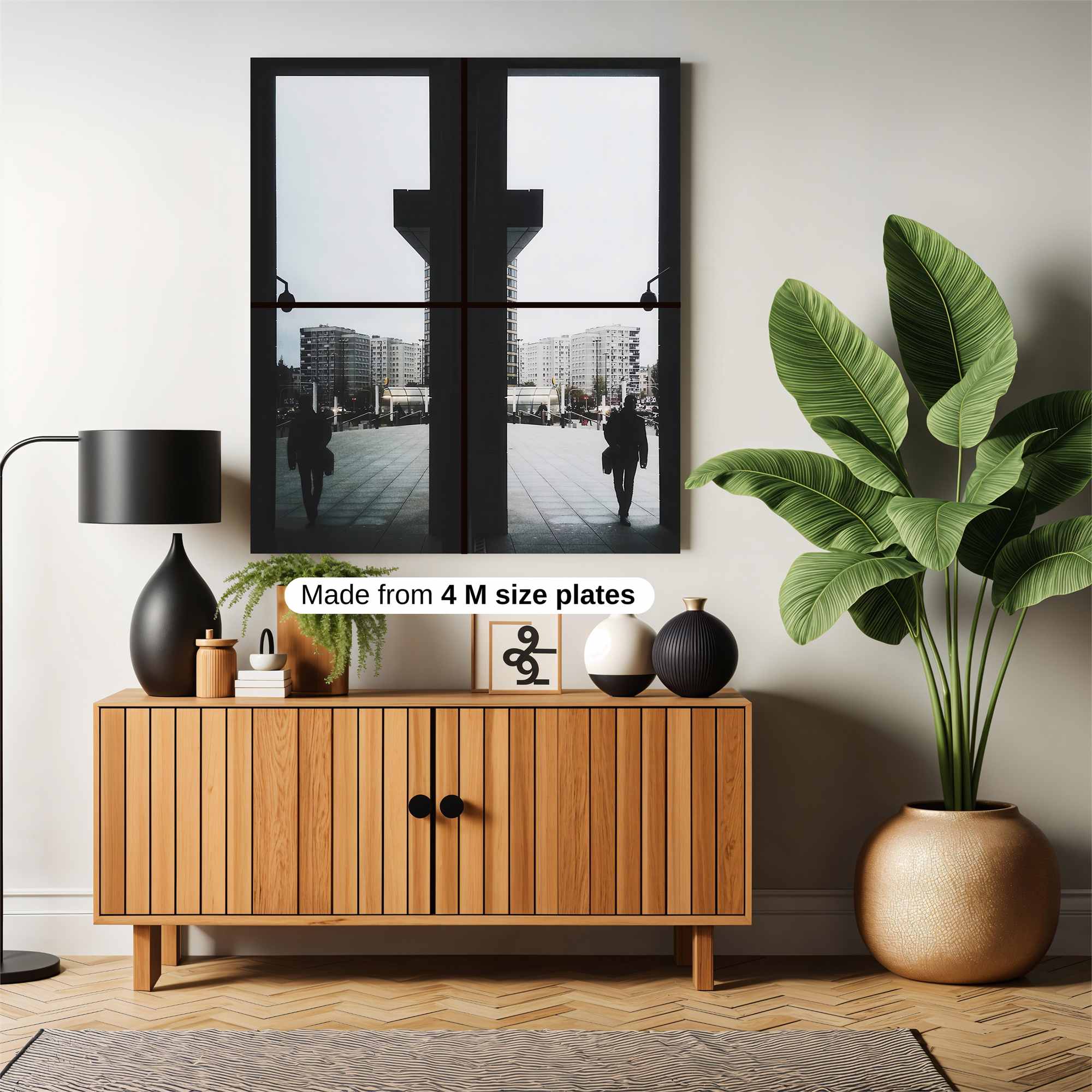 City Silhouette Safe Wall Magnetic / M