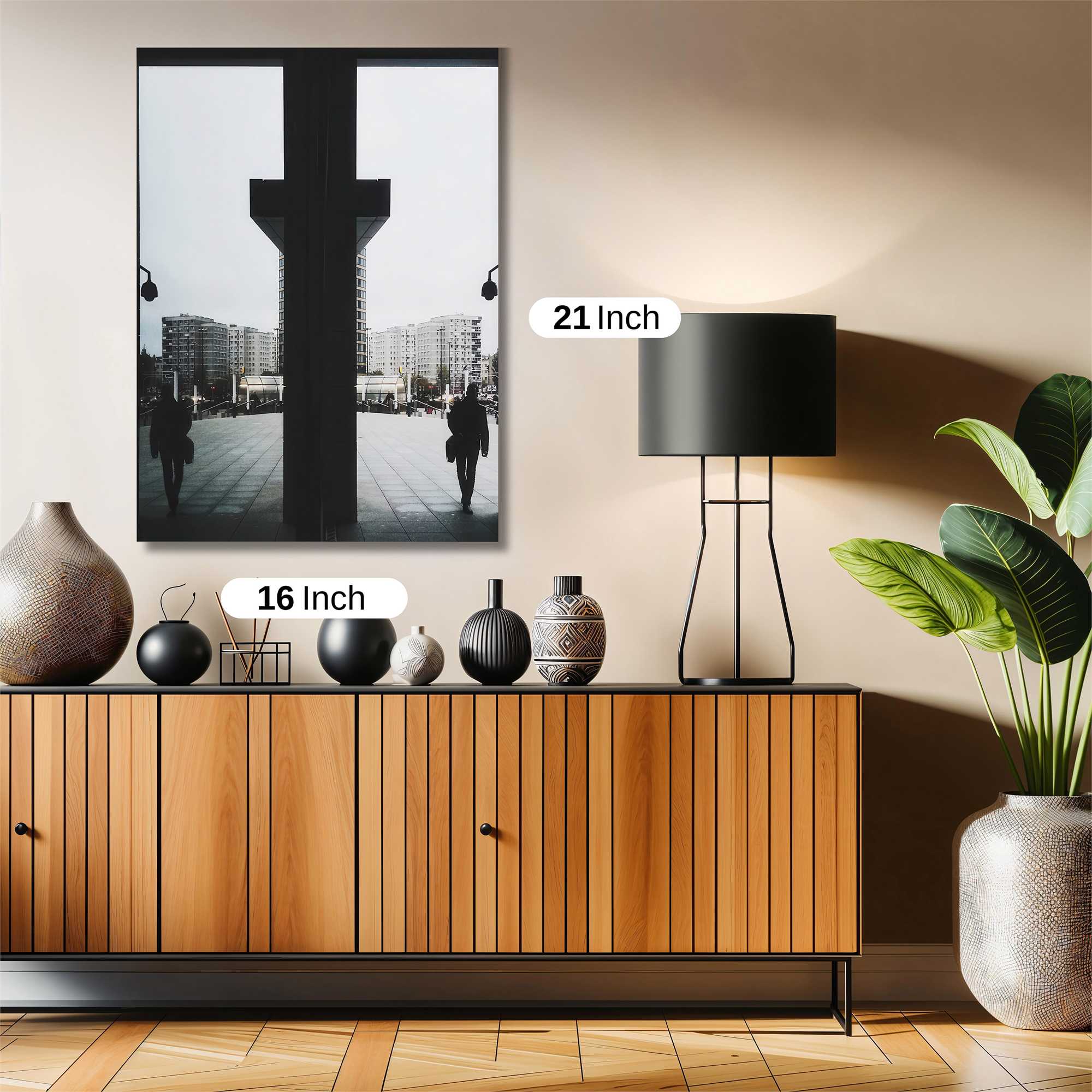 City Silhouette Safe Wall Magnetic / M