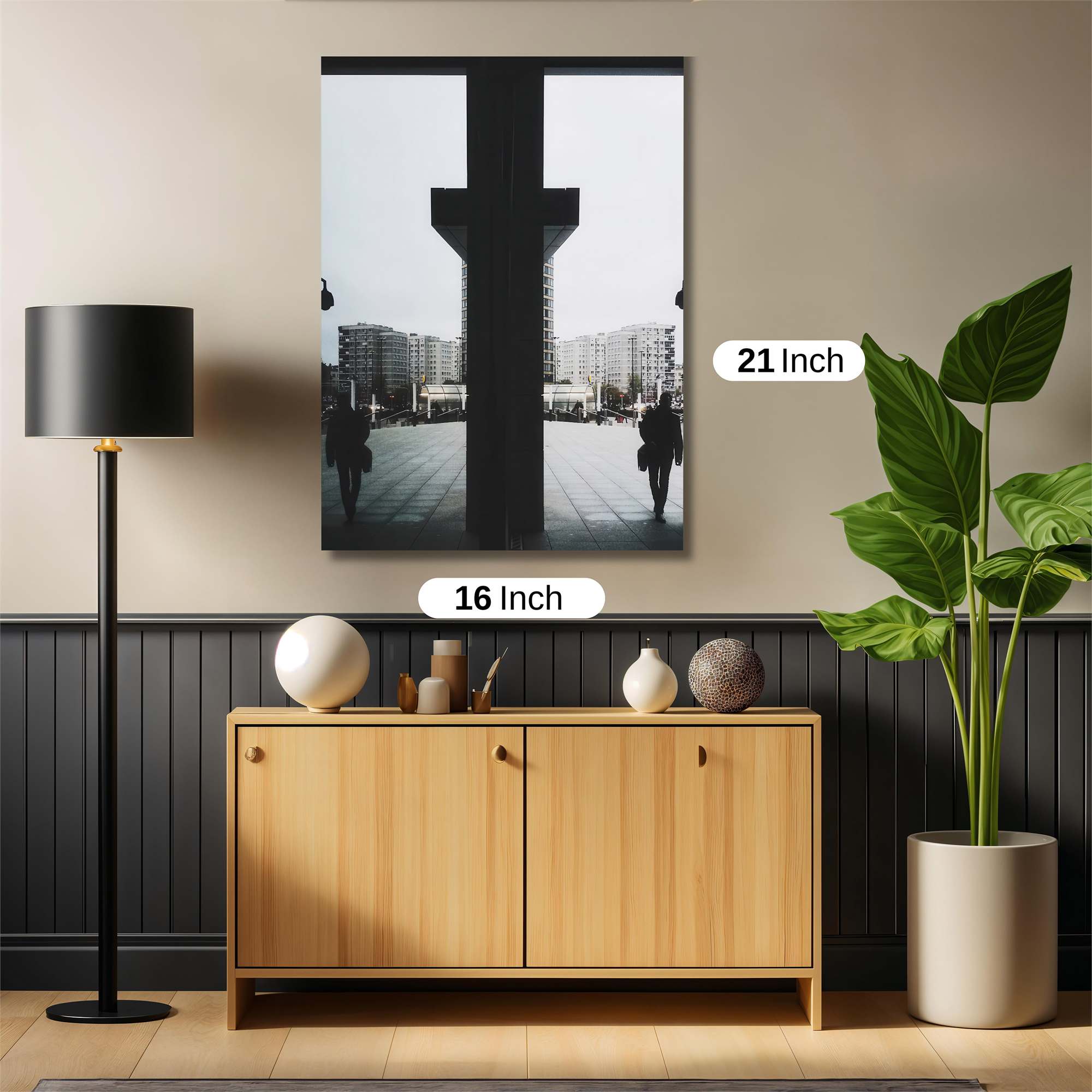 City Silhouette Safe Wall Magnetic / M