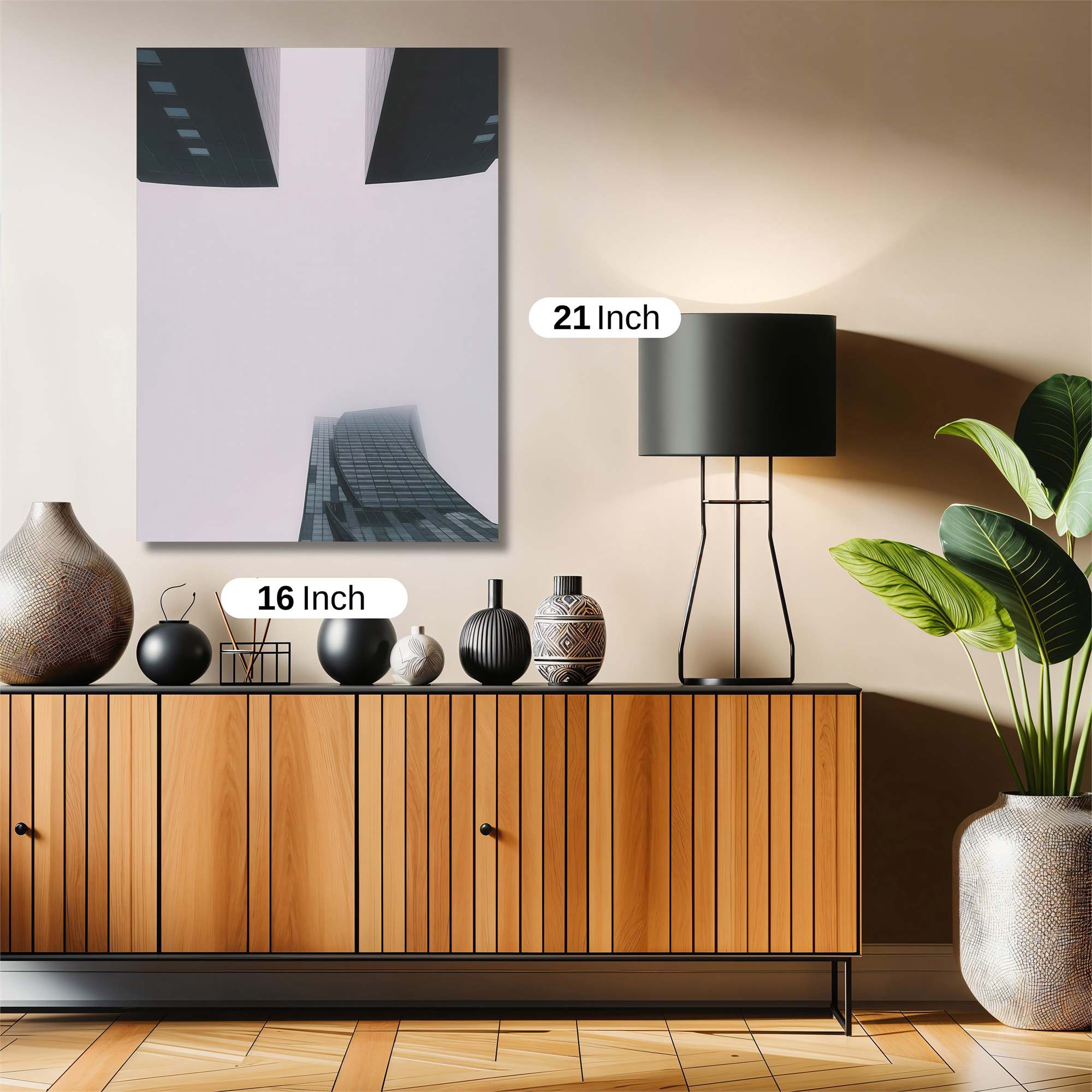 Skyscrapers Serene Safe Wall Magnetic / M