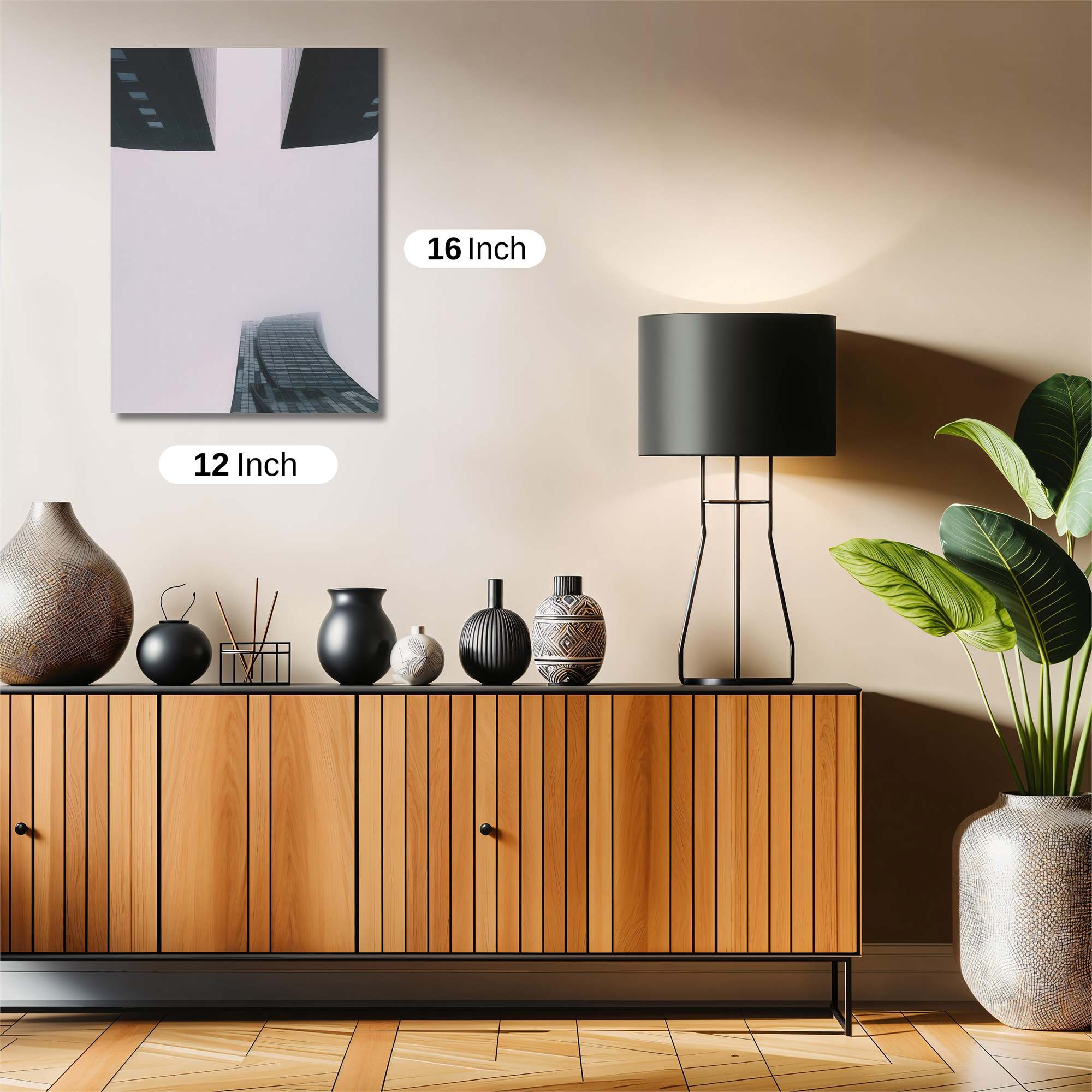 Skyscrapers Serene Safe Wall Magnetic / M
