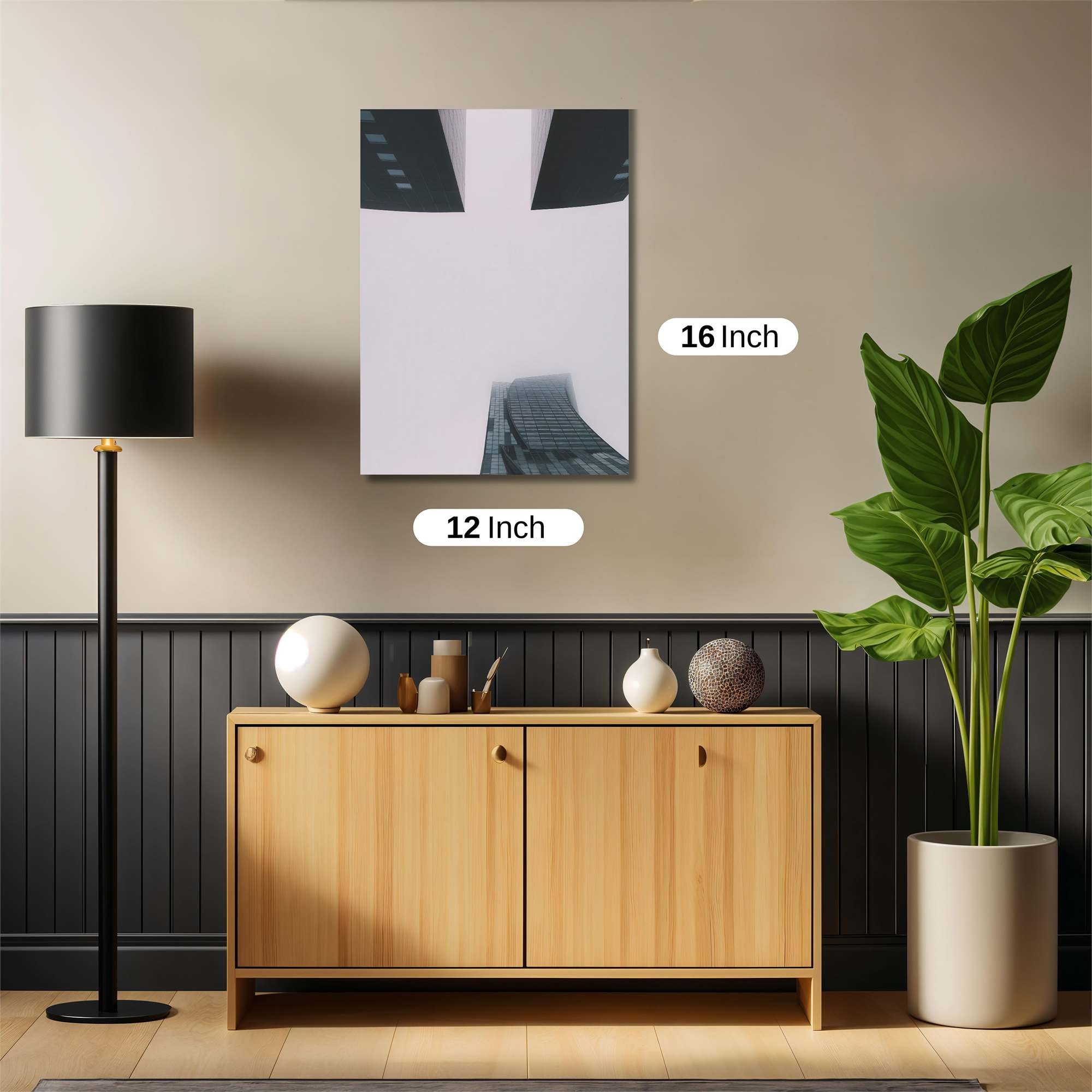 Skyscrapers Serene Safe Wall Magnetic / M