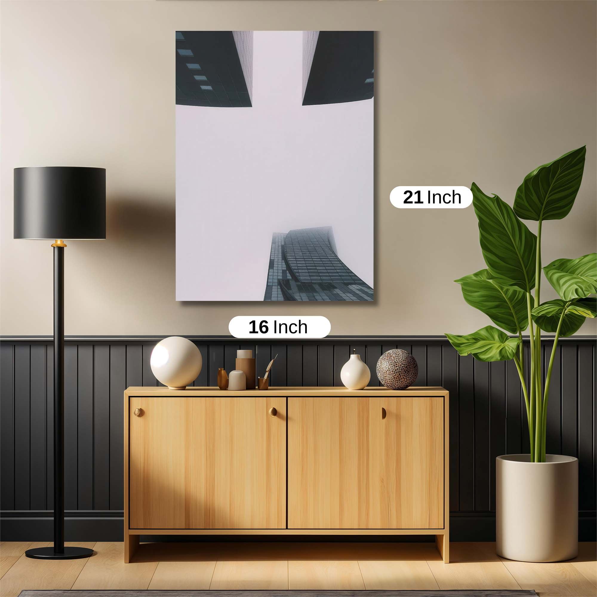 Skyscrapers Serene Safe Wall Magnetic / M
