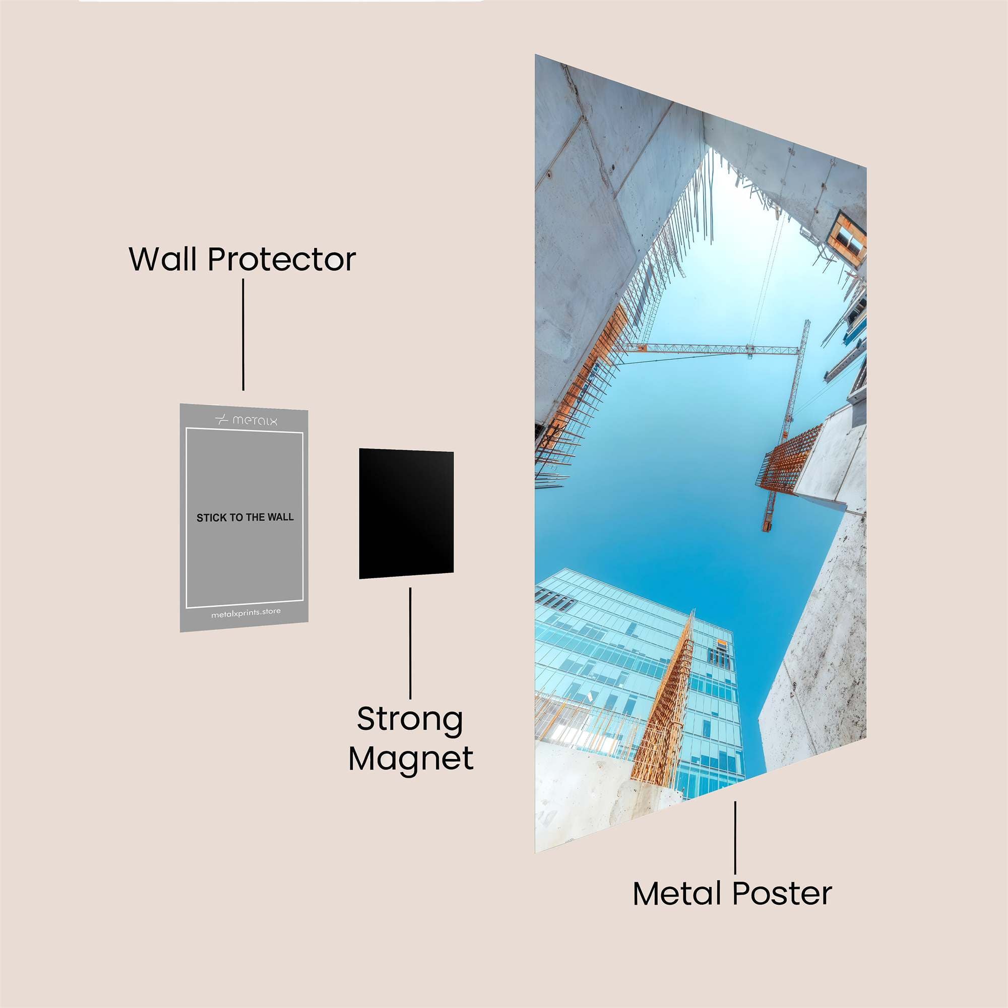 Skyward Ambition Safe Wall Magnetic / M