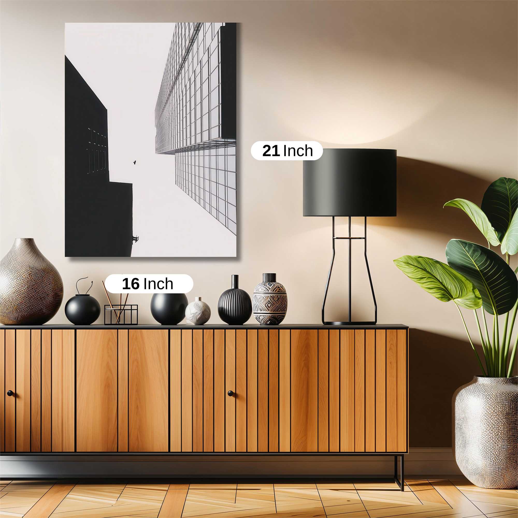Skyscraper Serenity Safe Wall Magnetic / M