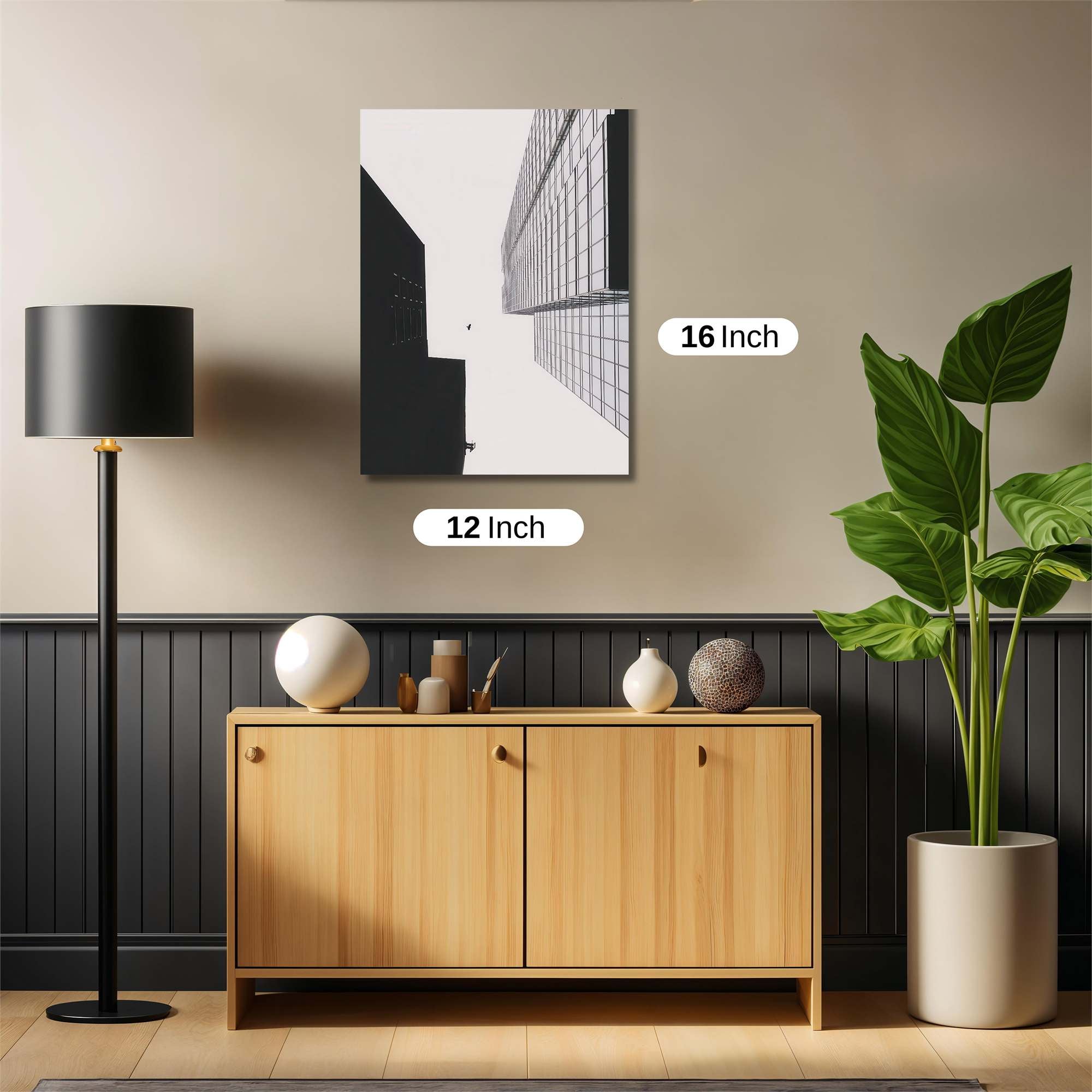 Skyscraper Serenity Safe Wall Magnetic / M