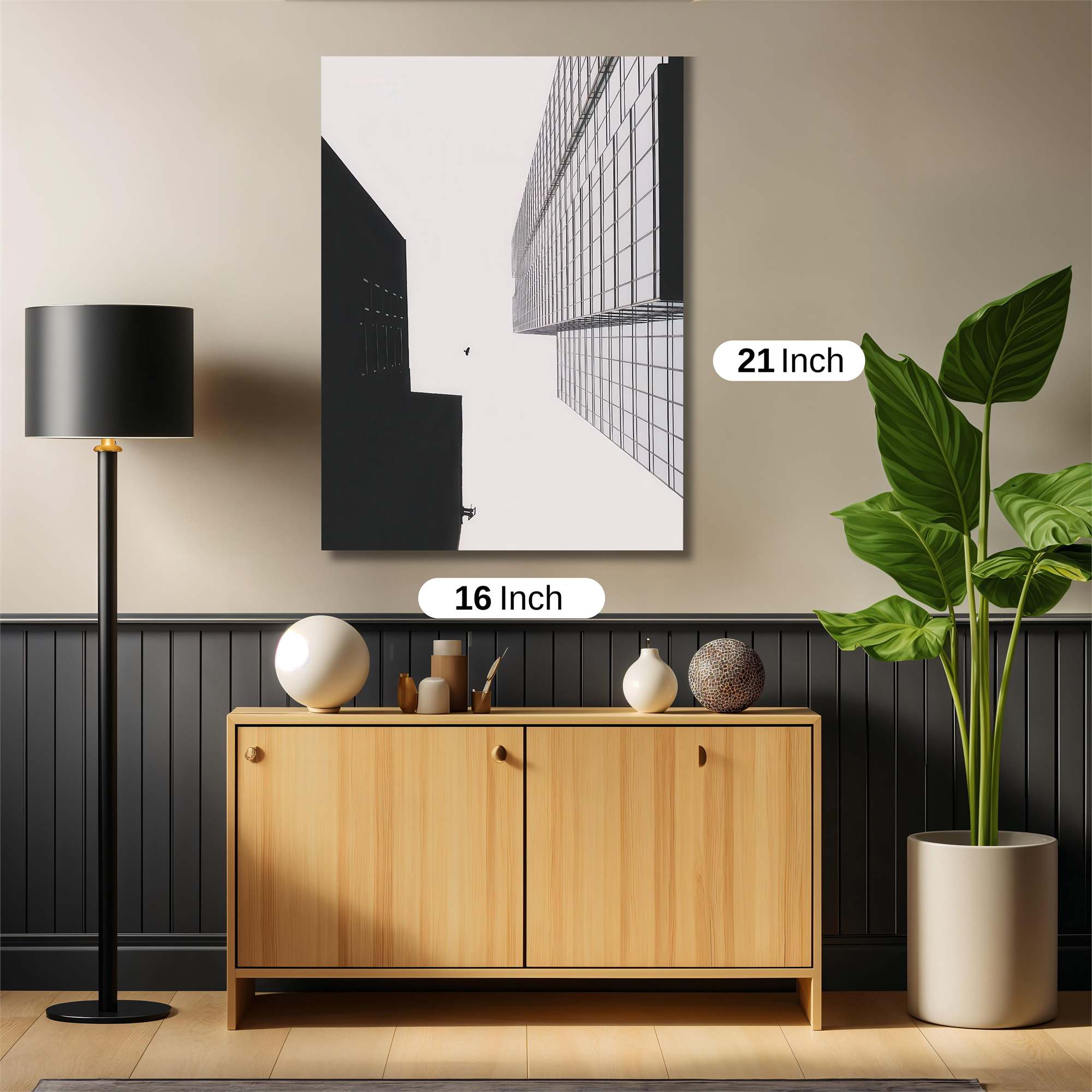 Skyscraper Serenity Safe Wall Magnetic / M