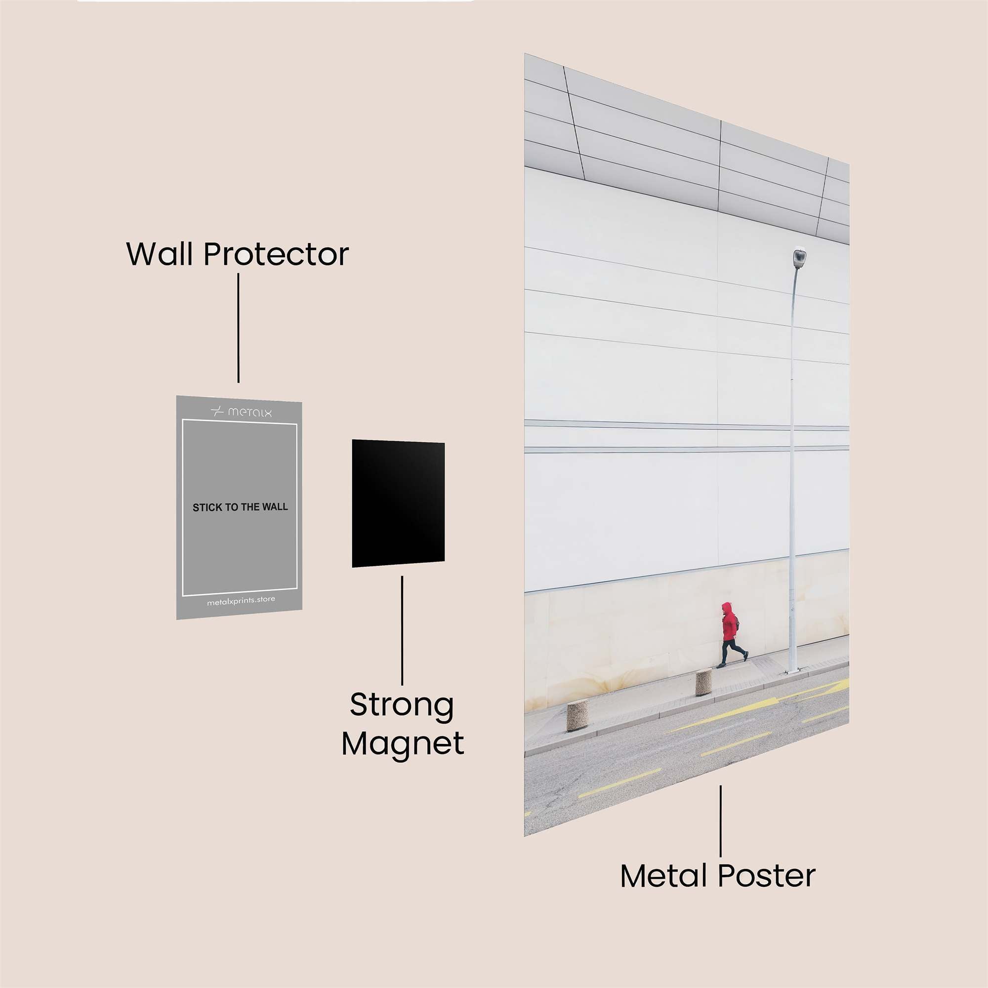 Solitude Stroll Safe Wall Magnetic / M