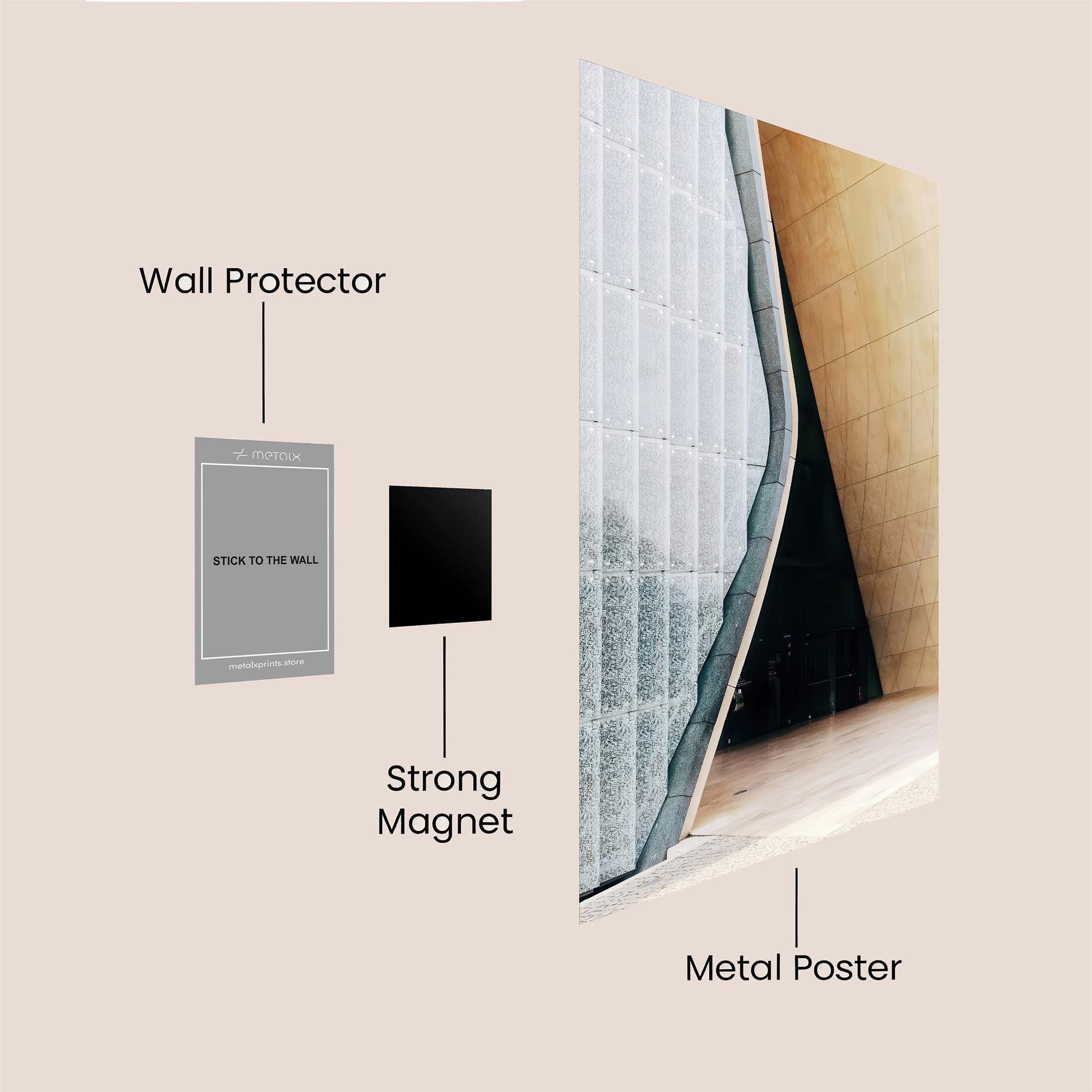 Architectural Serenity Safe Wall Magnetic / M