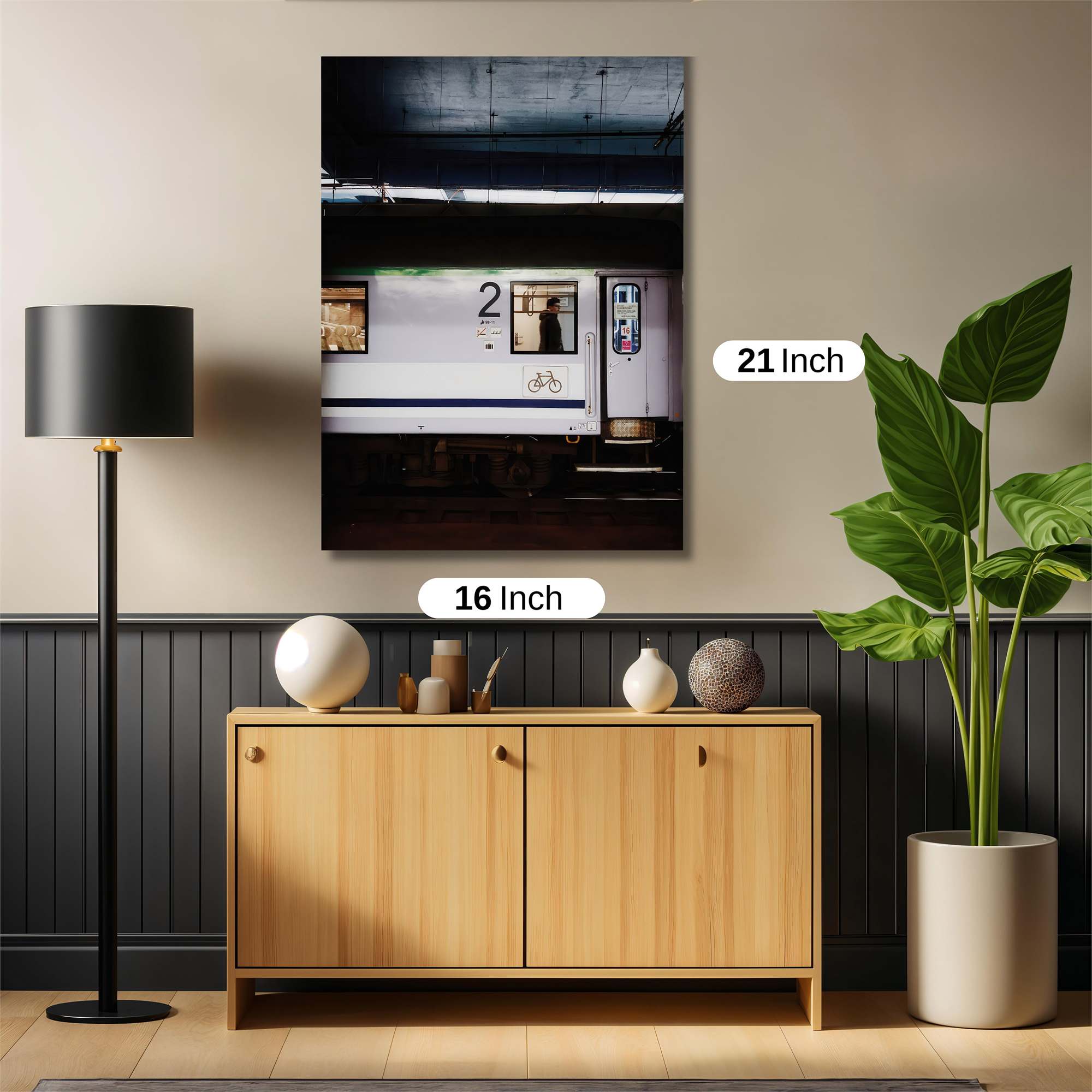 Train Tranquil Safe Wall Magnetic / M
