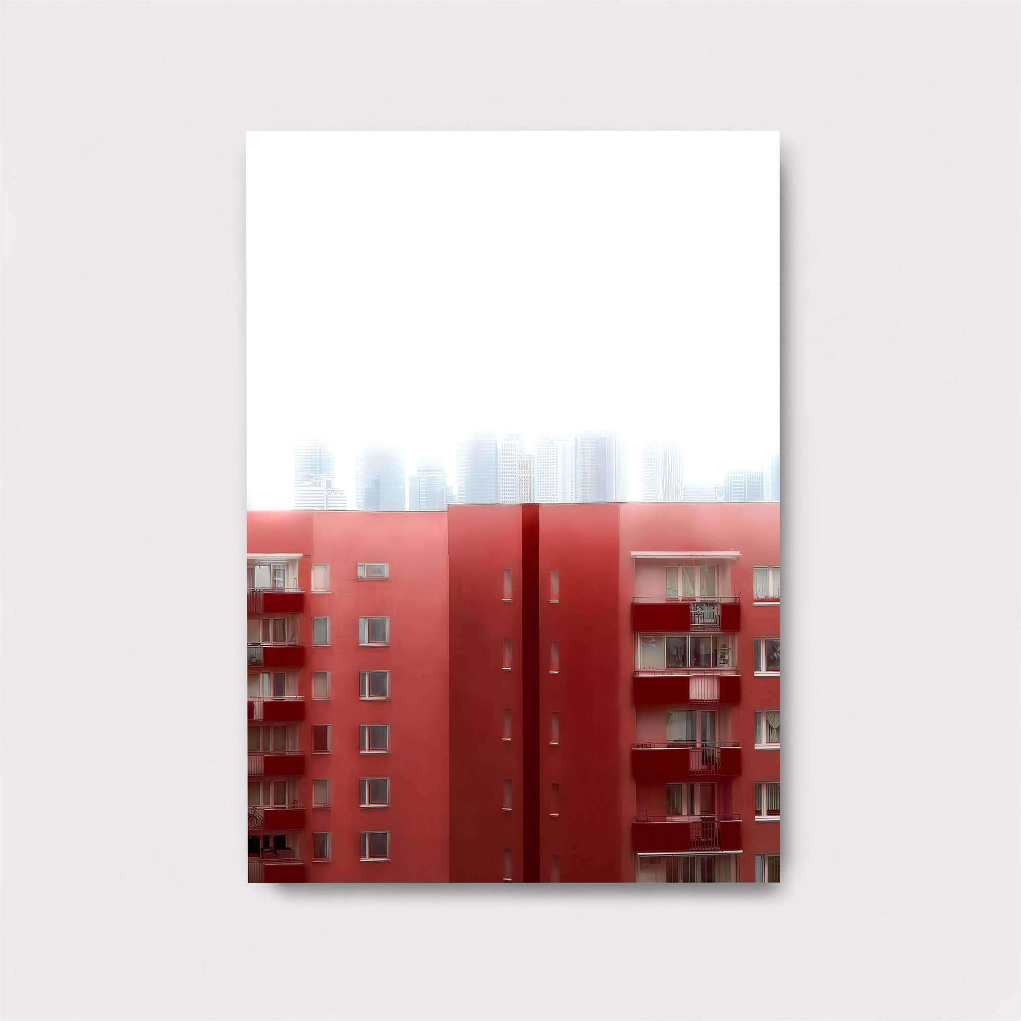 Red Monotony Safe Wall Magnetic / M