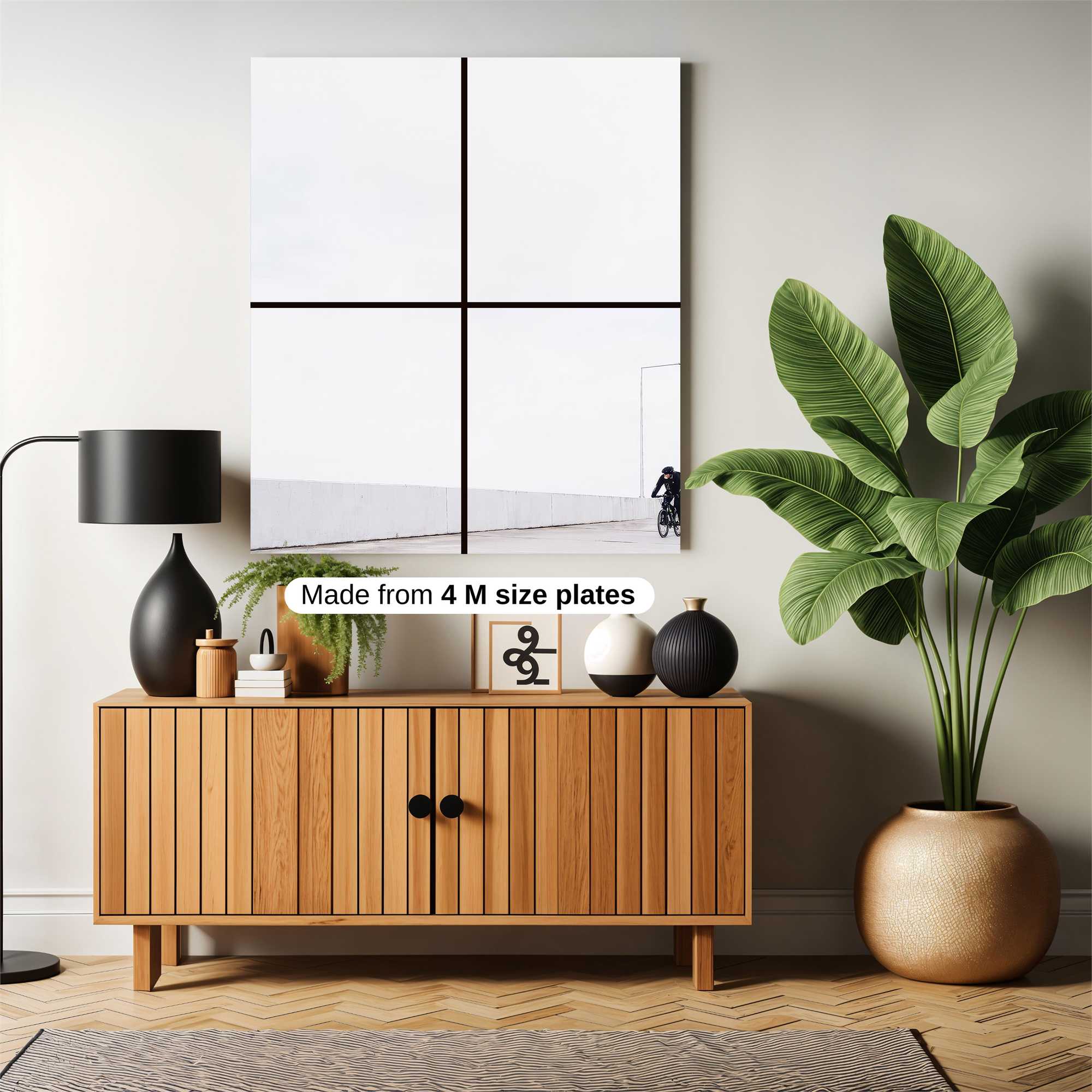 Cyclist Solitude Safe Wall Magnetic / M