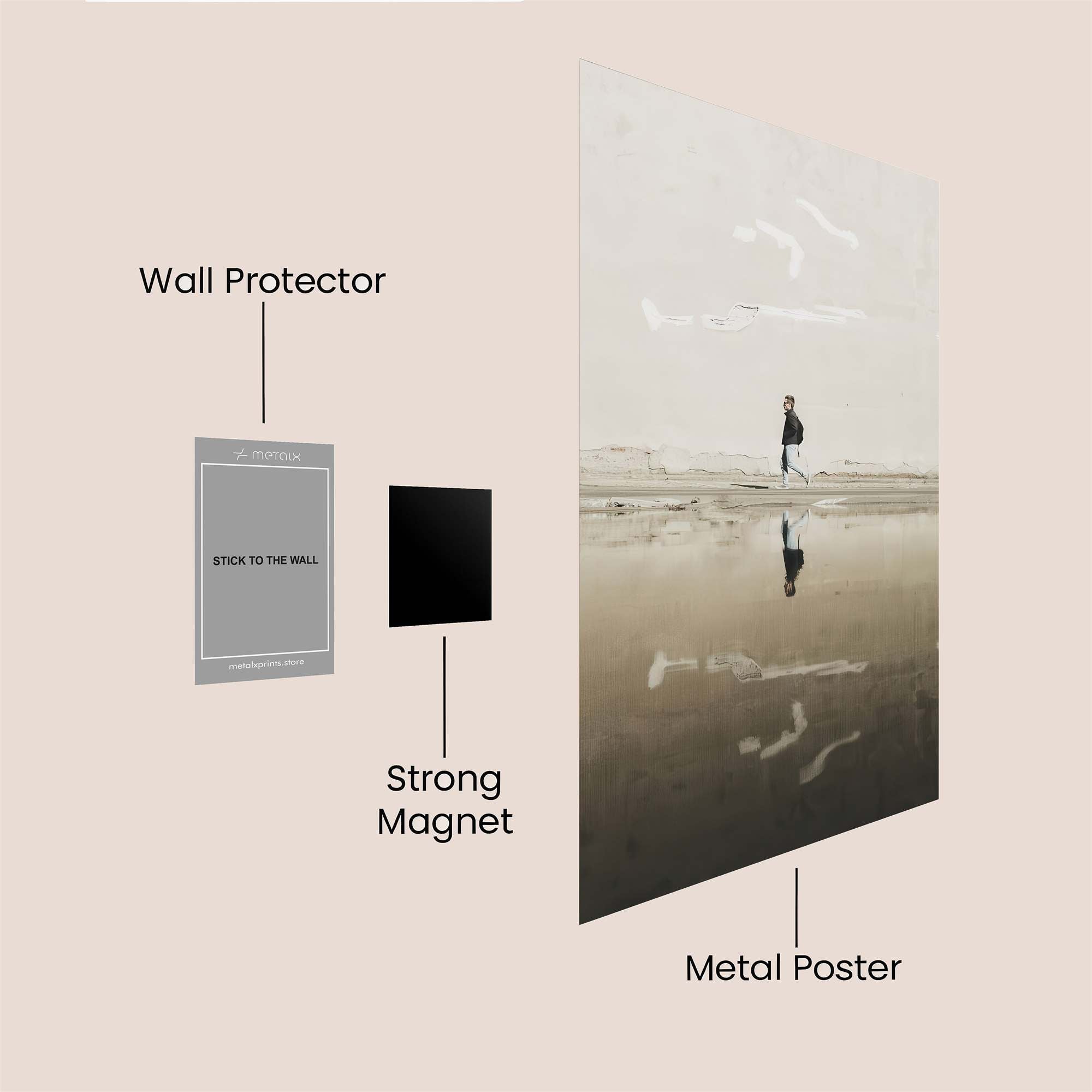 Solitude Echo Safe Wall Magnetic / M