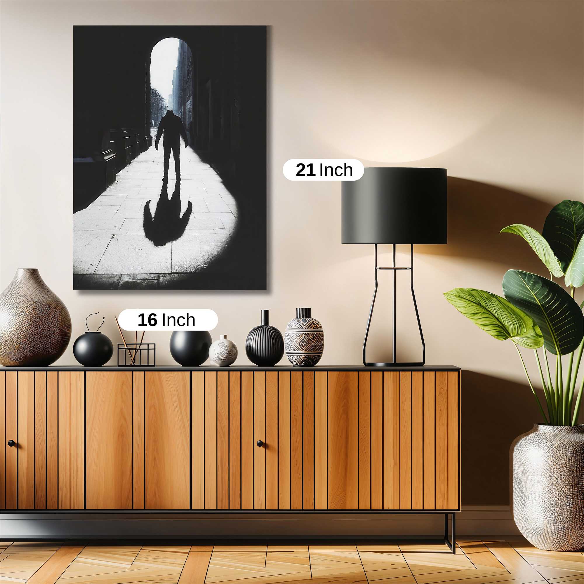 Shadowed Solitude Safe Wall Magnetic / M