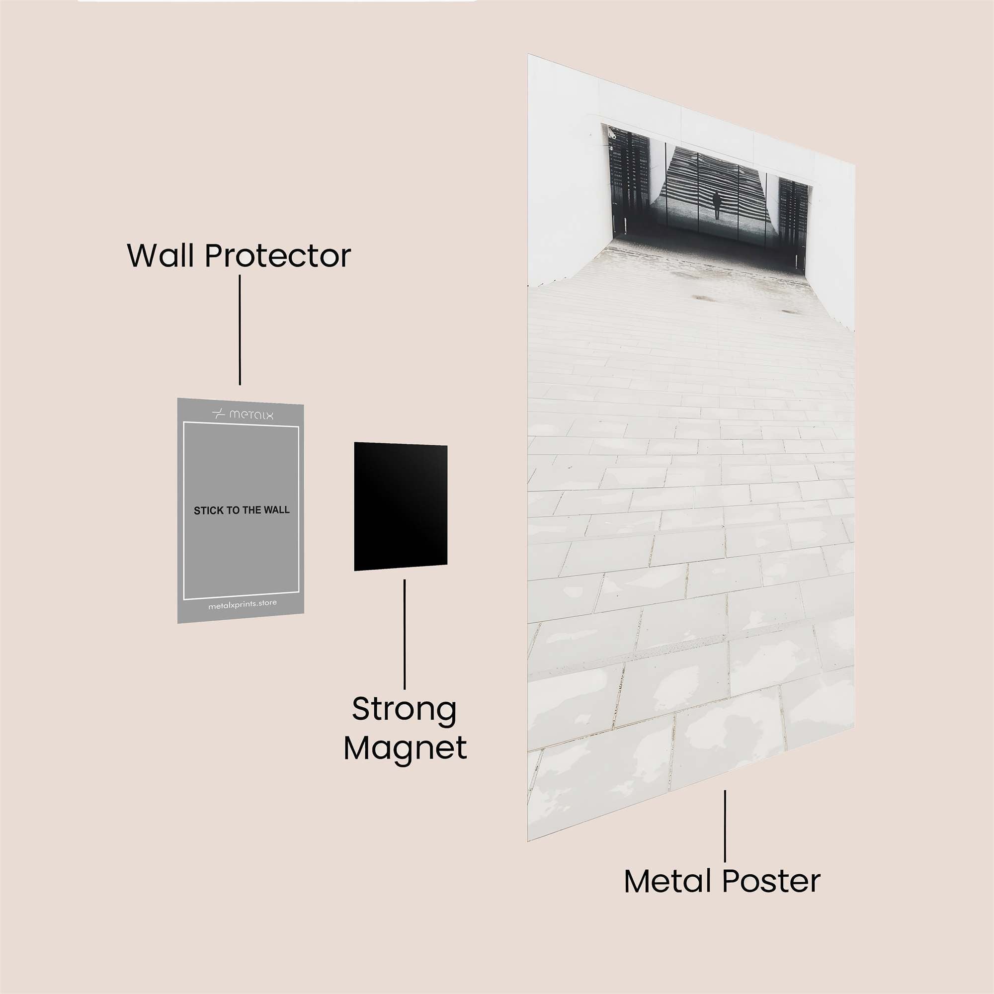 Stairway Serenity Safe Wall Magnetic / M