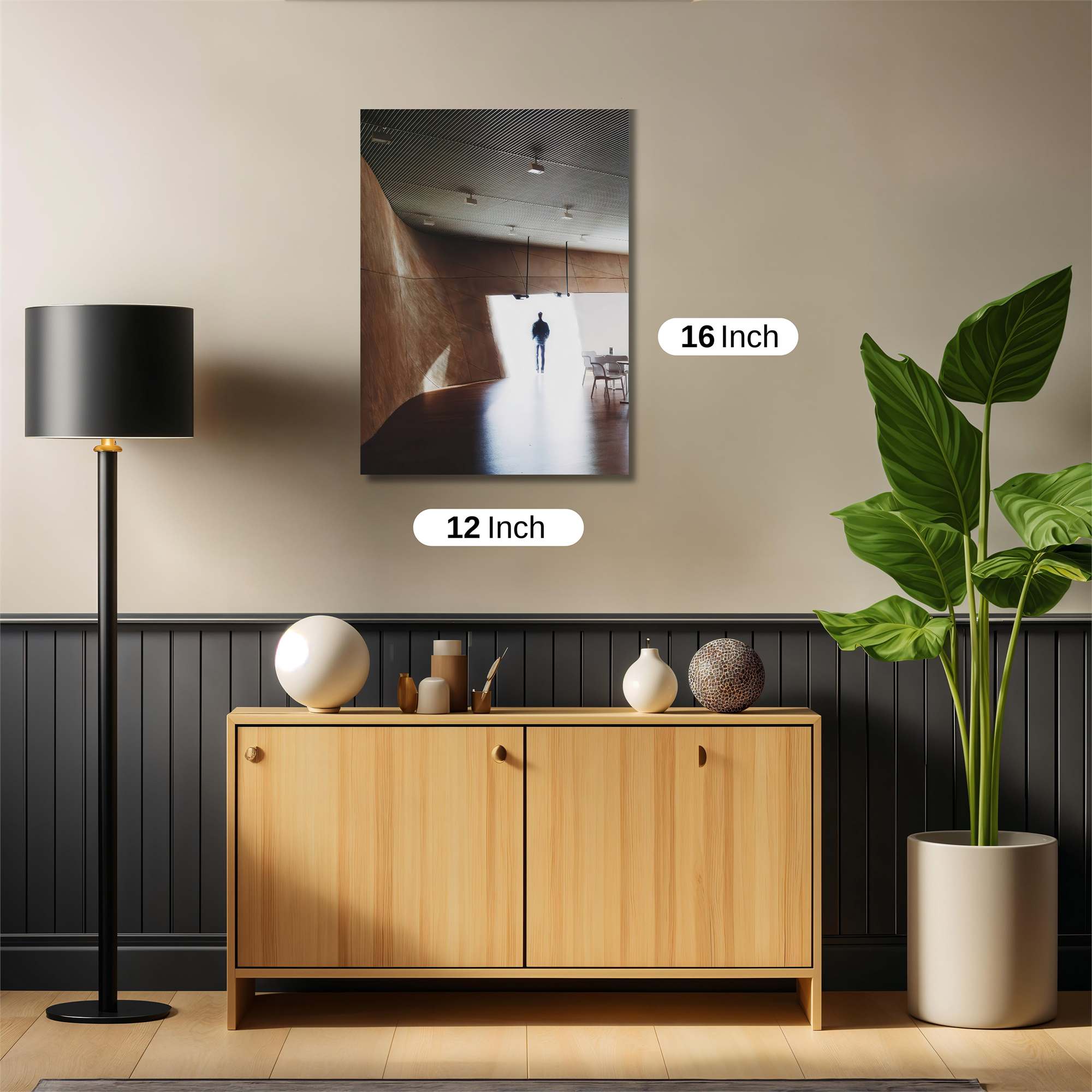 Lonely Silhouette Safe Wall Magnetic / M