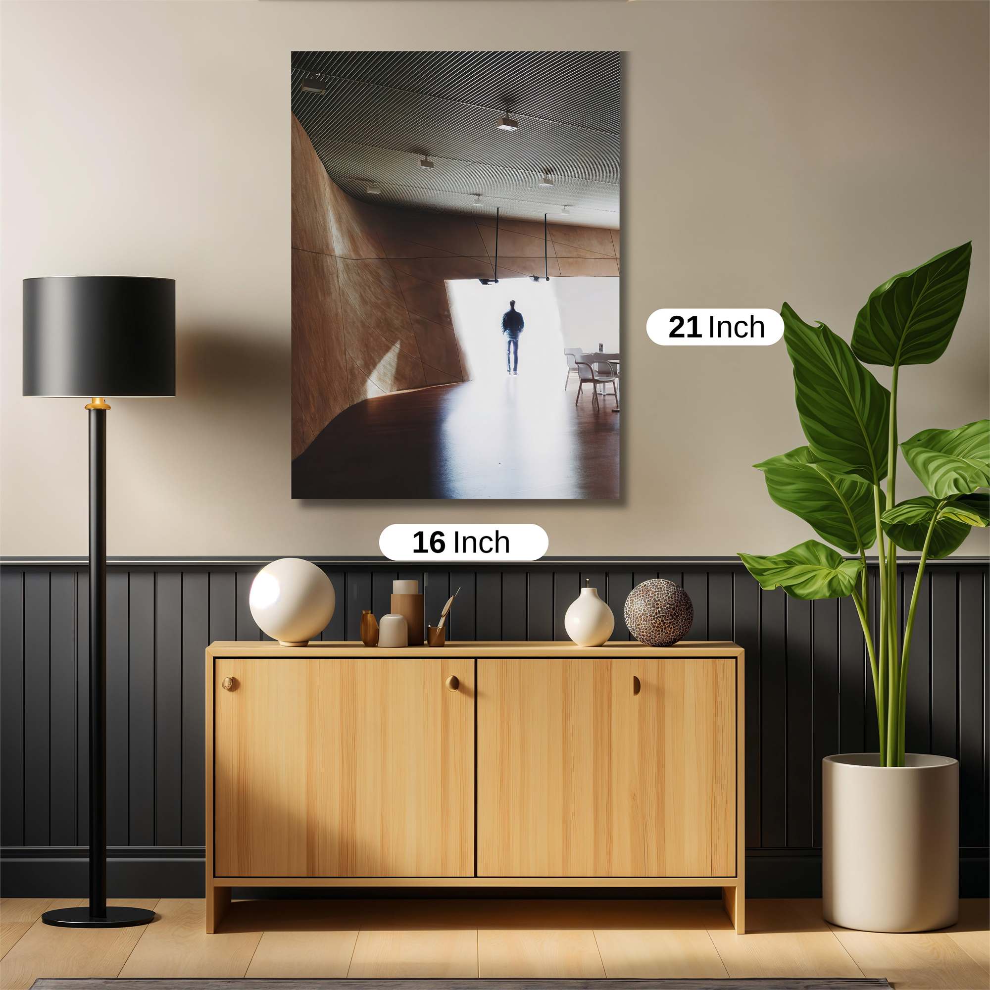 Lonely Silhouette Safe Wall Magnetic / M