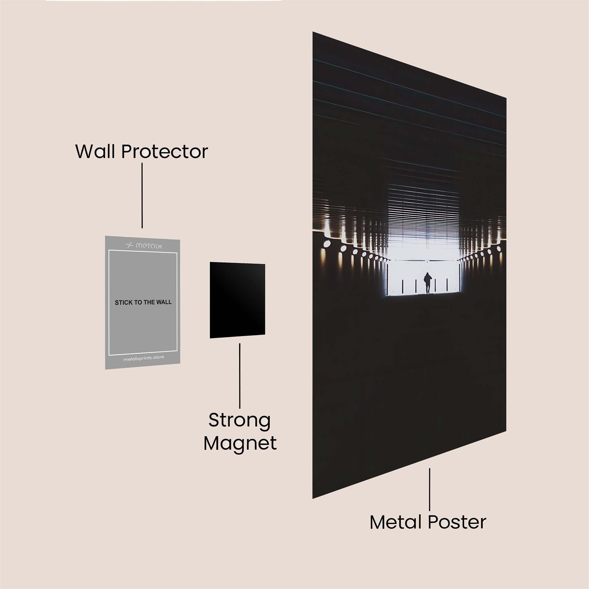 Tracza Tranquil Safe Wall Magnetic / M
