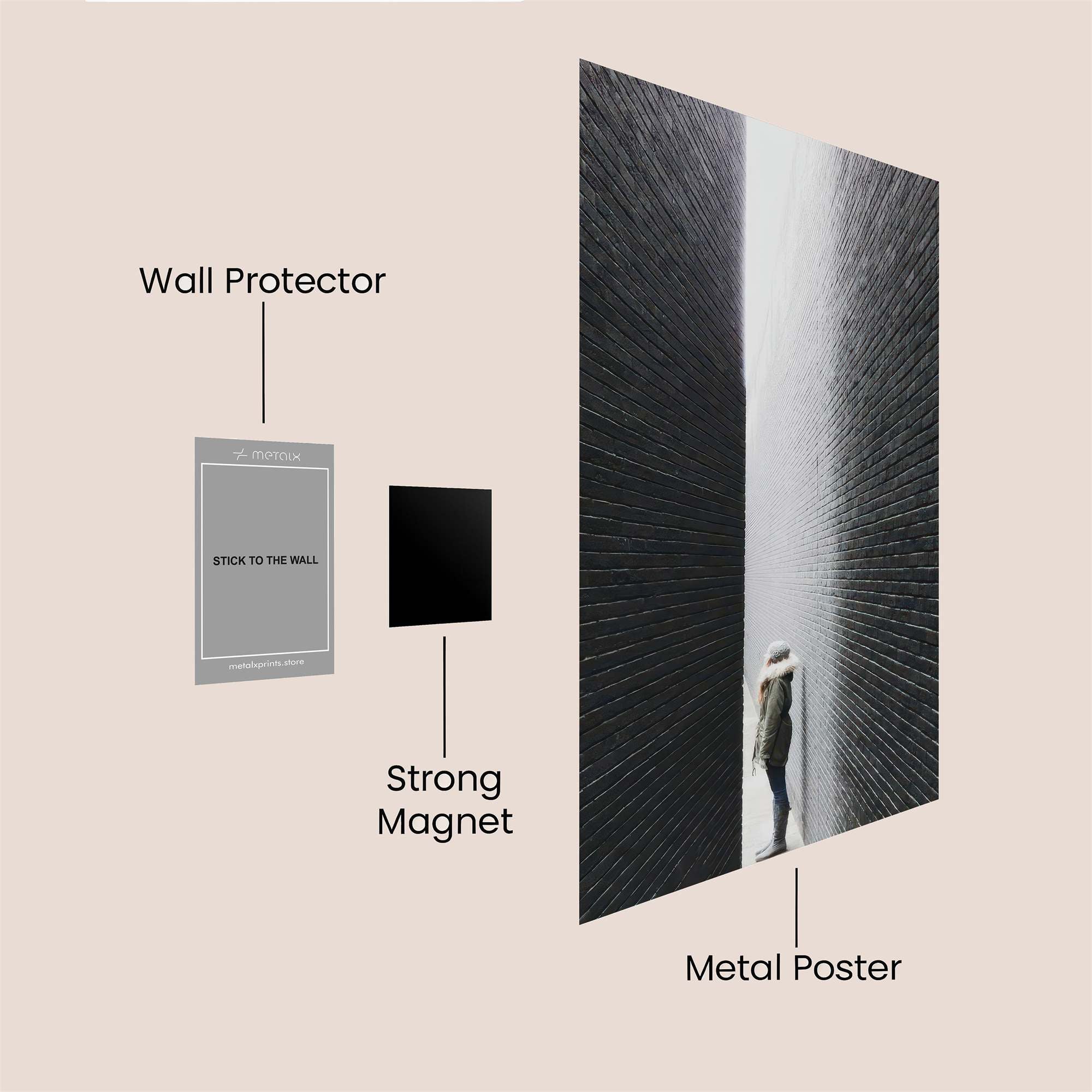 Alley Solitude Safe Wall Magnetic / M