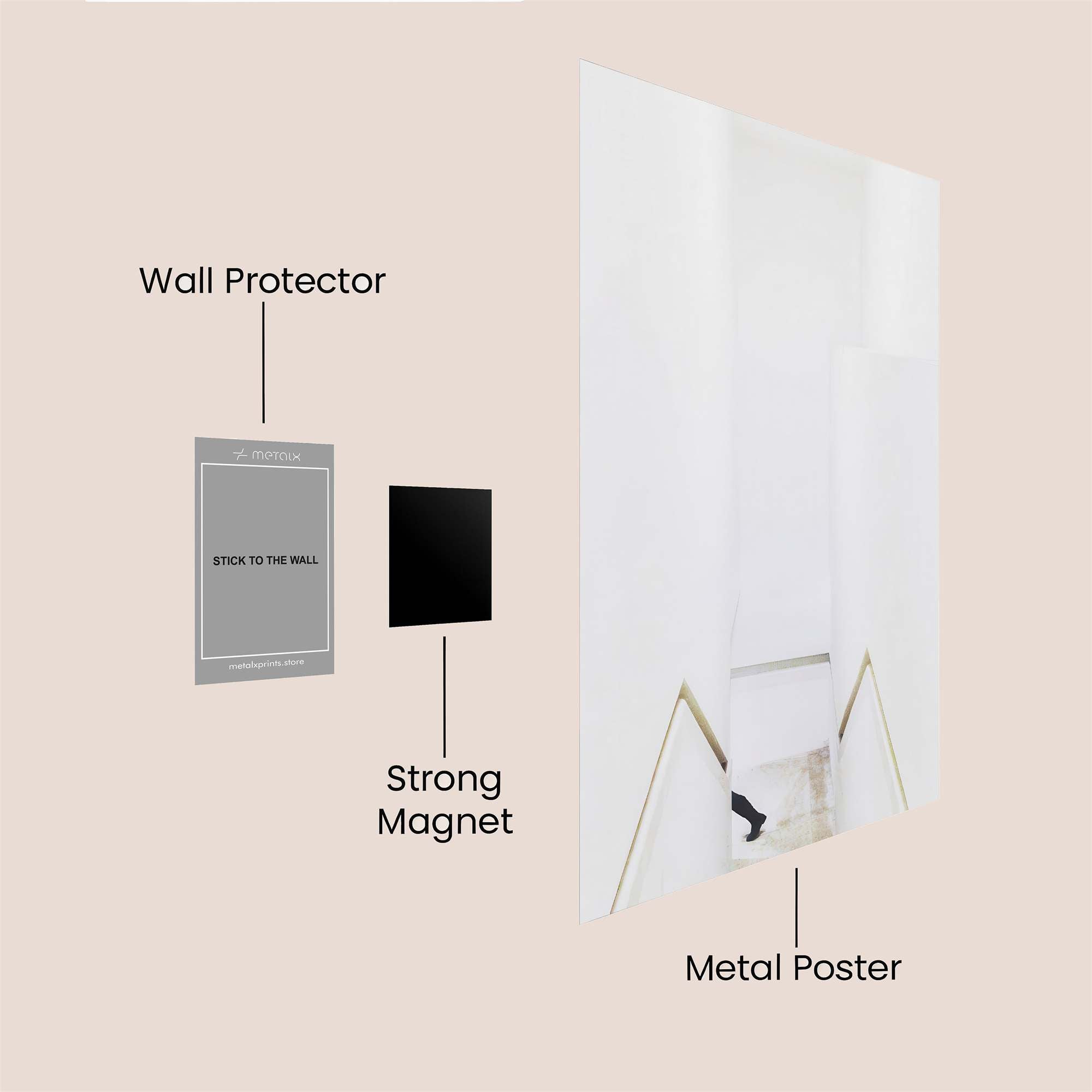 Stairway Serenity Safe Wall Magnetic / M