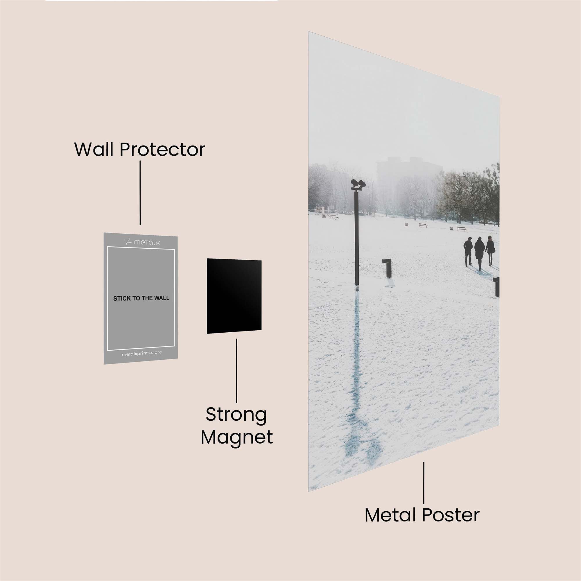 Winter Wander Safe Wall Magnetic / M