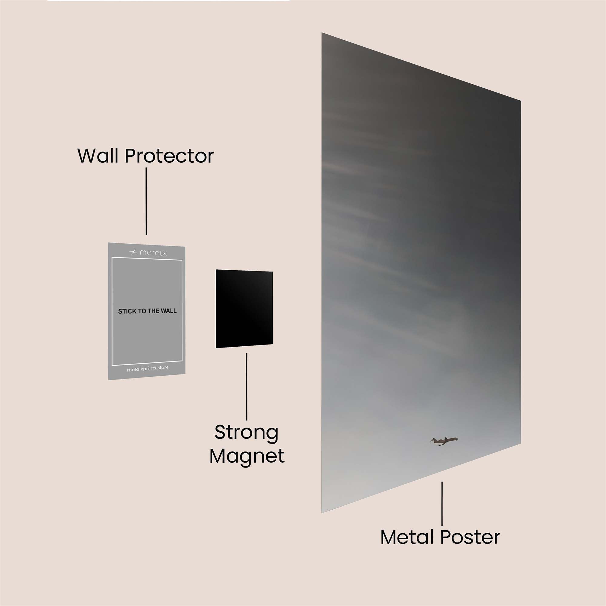 Eclipse Soar Safe Wall Magnetic / M
