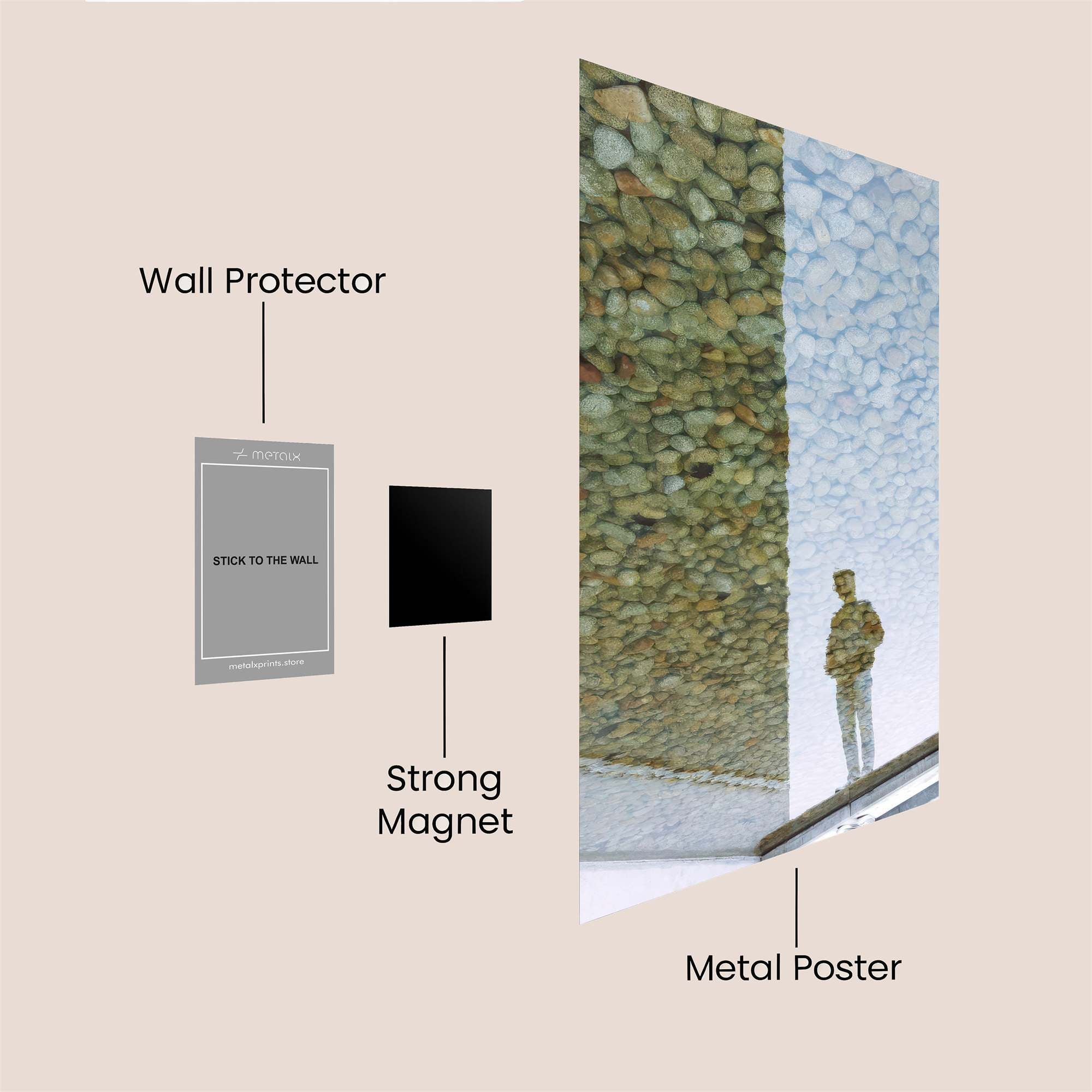 Reflection Serene Safe Wall Magnetic / M