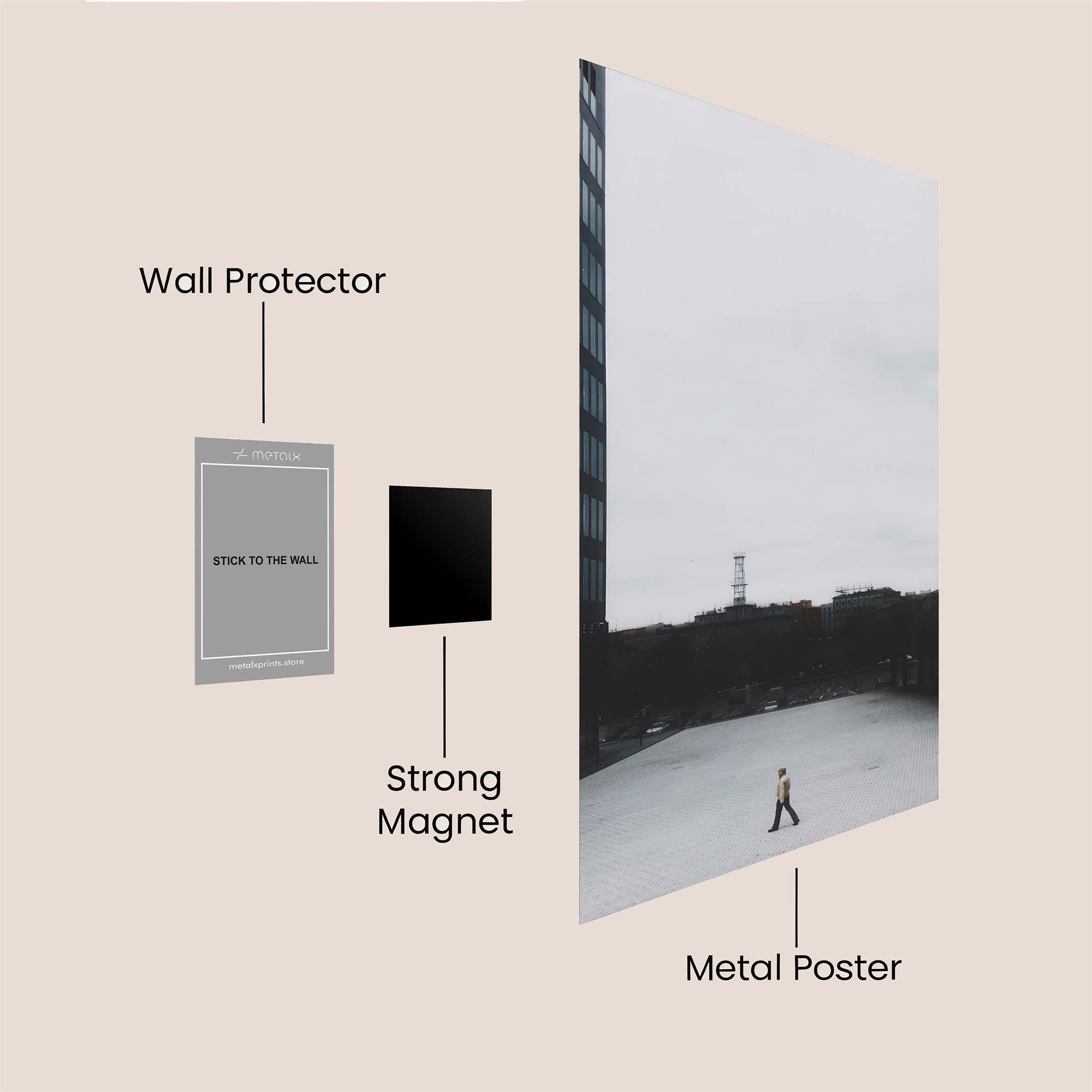 City Solitude Safe Wall Magnetic / M