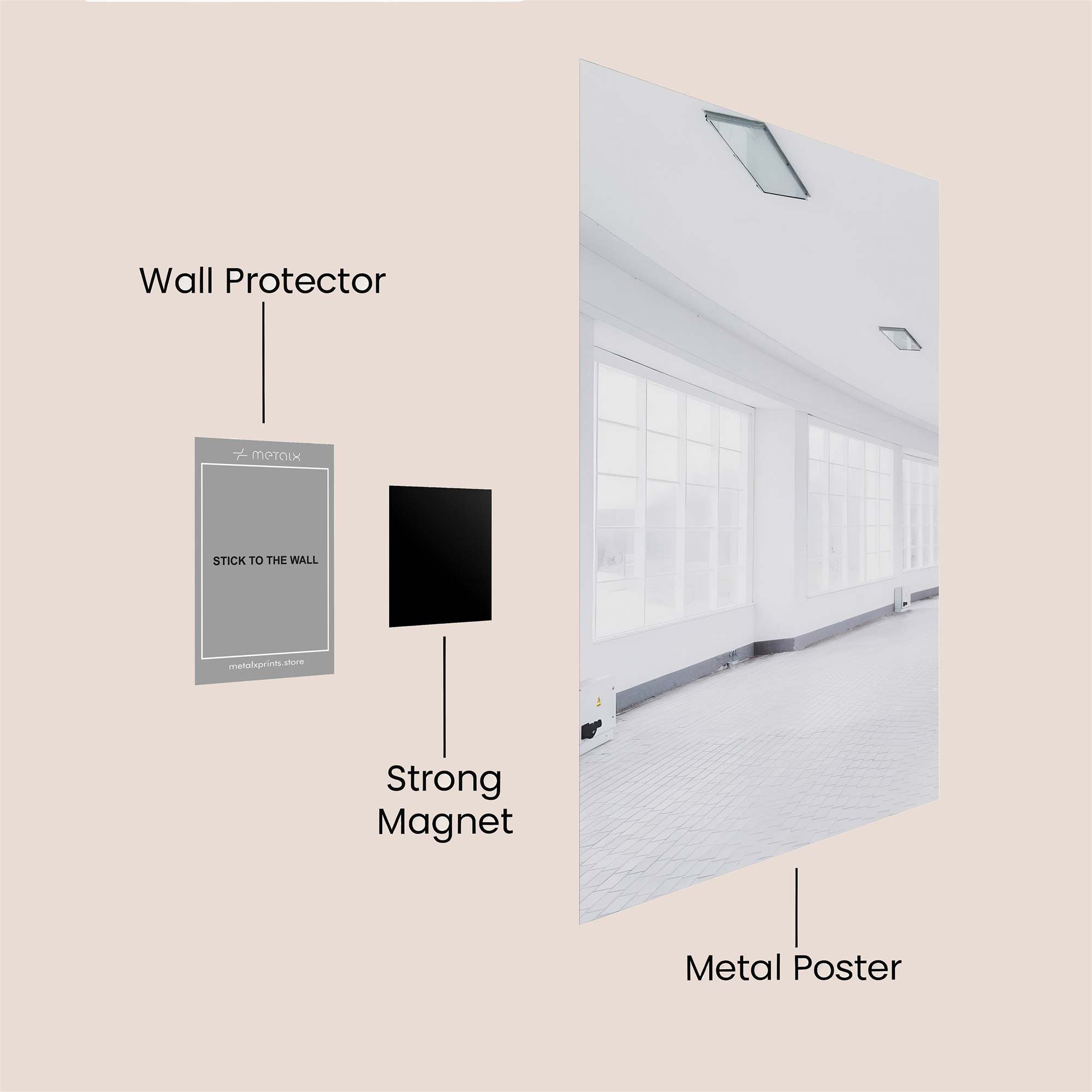 Solitude Echo Safe Wall Magnetic / M