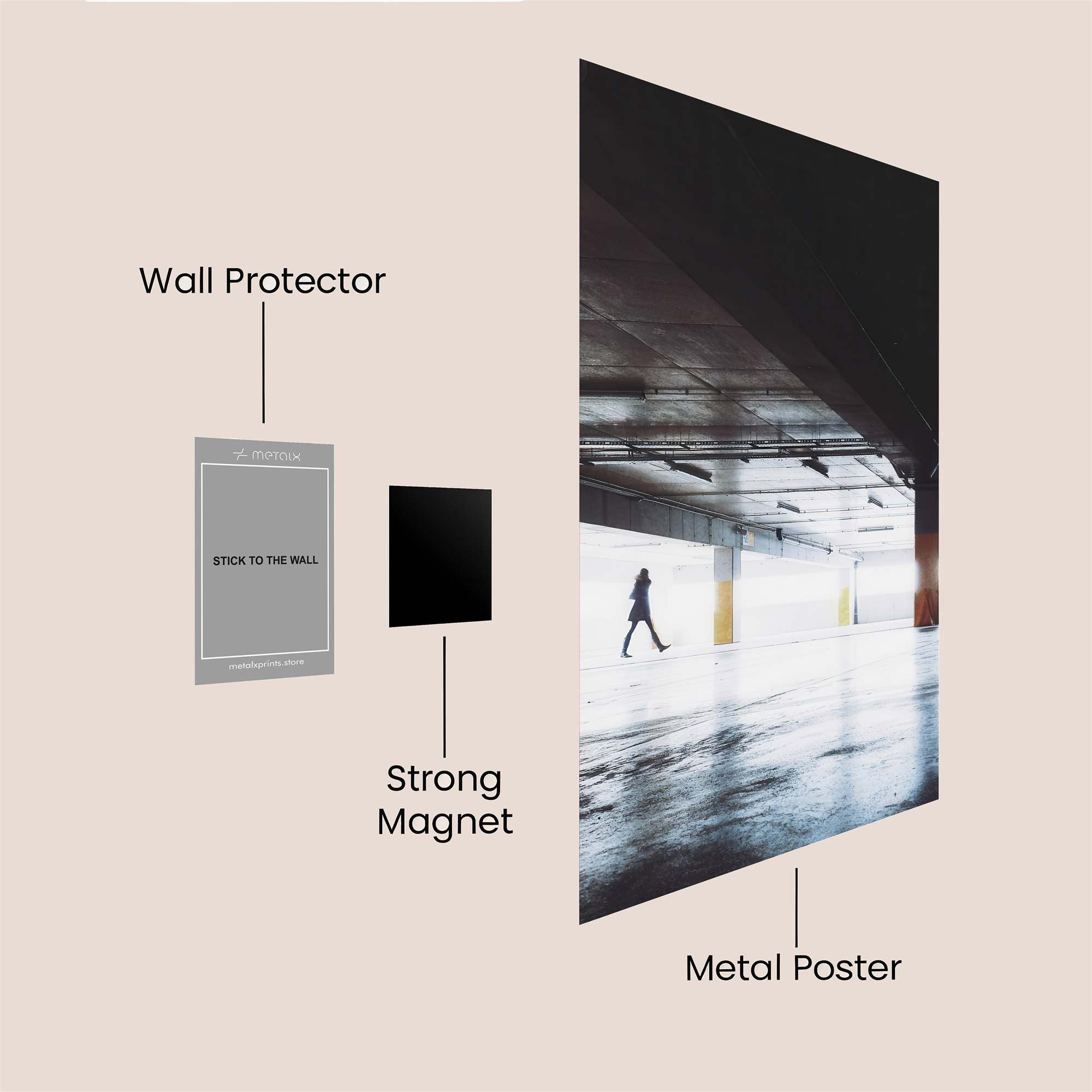 Garage Solitude Safe Wall Magnetic / M