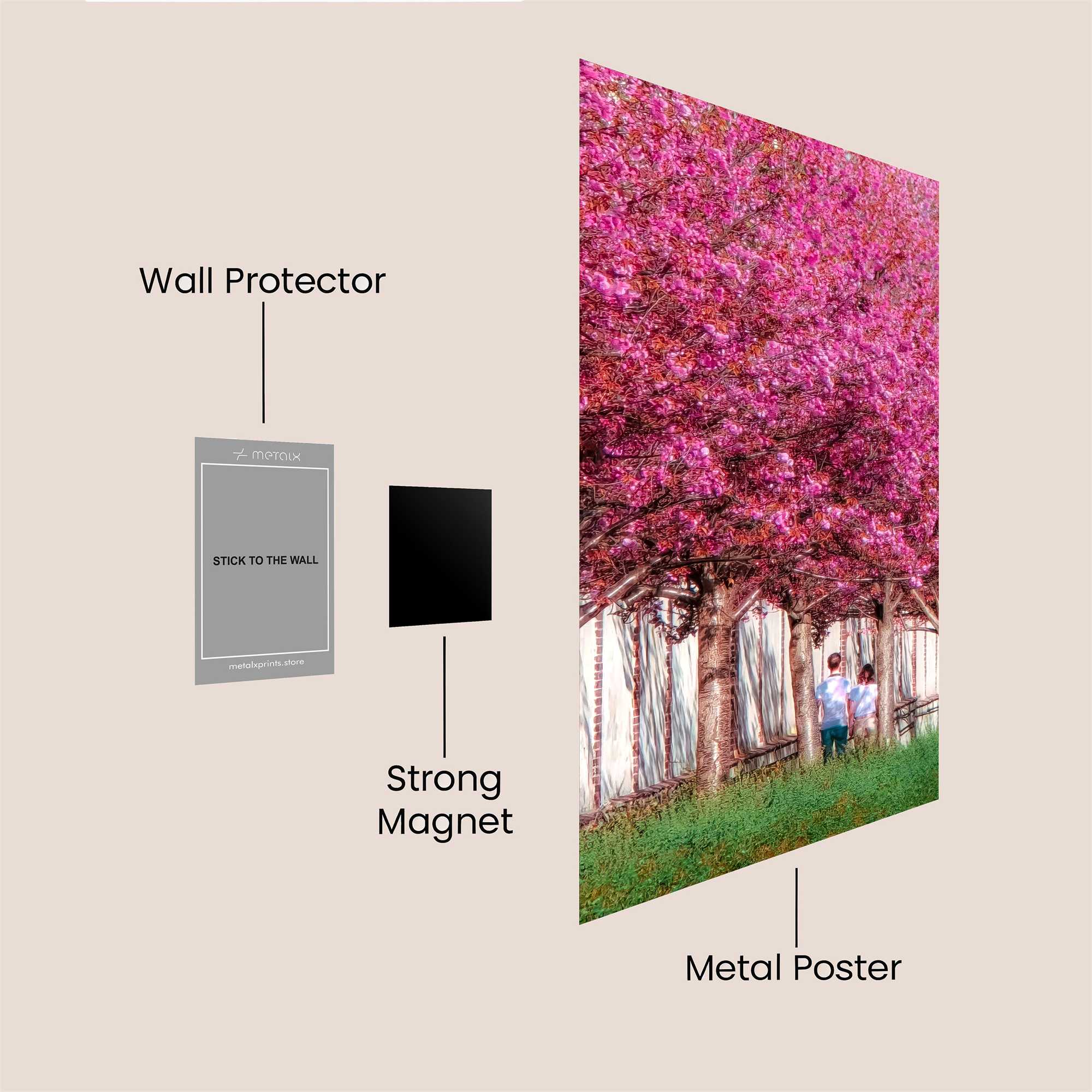 Blossom Bliss Safe Wall Magnetic / M