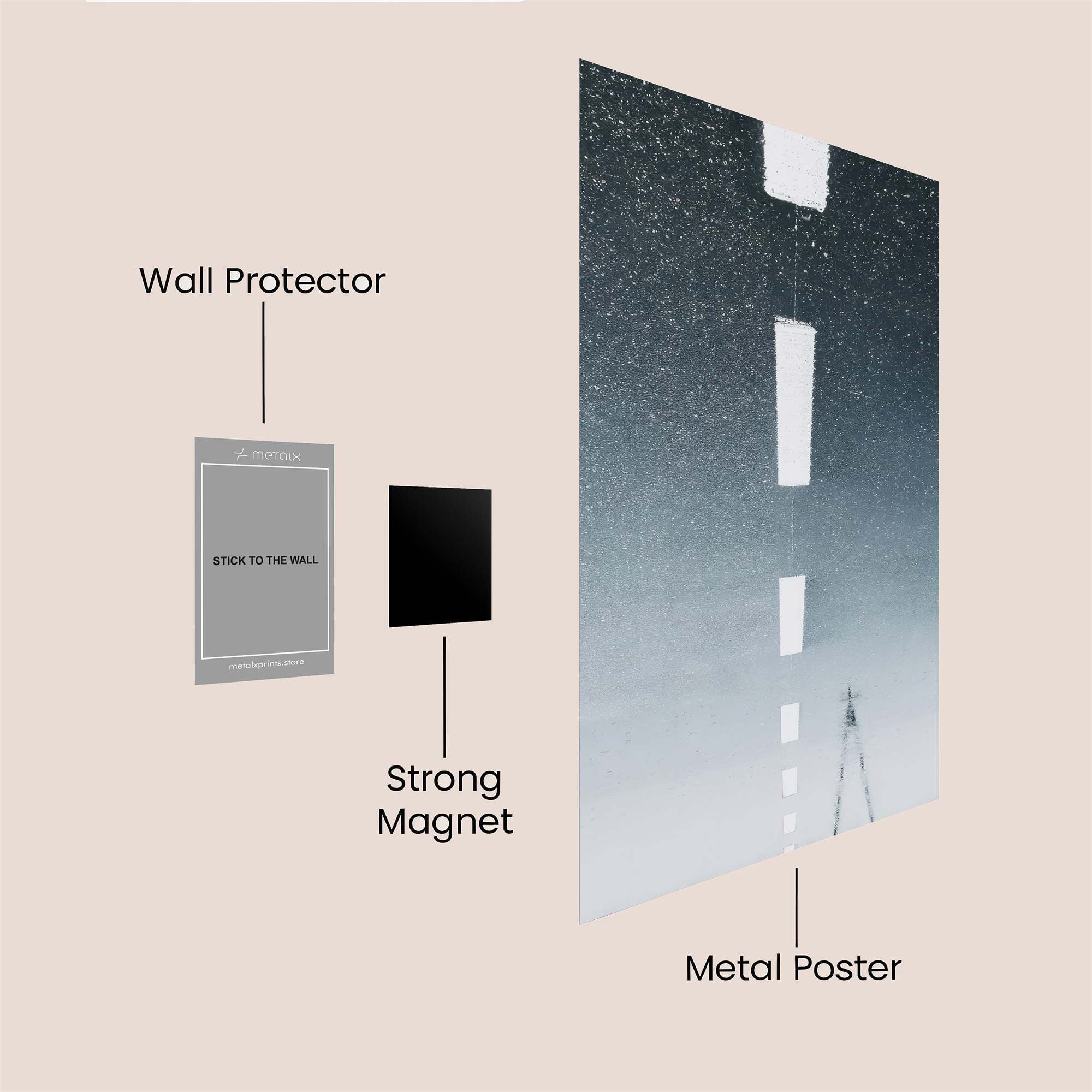 Journey Serene Safe Wall Magnetic / M