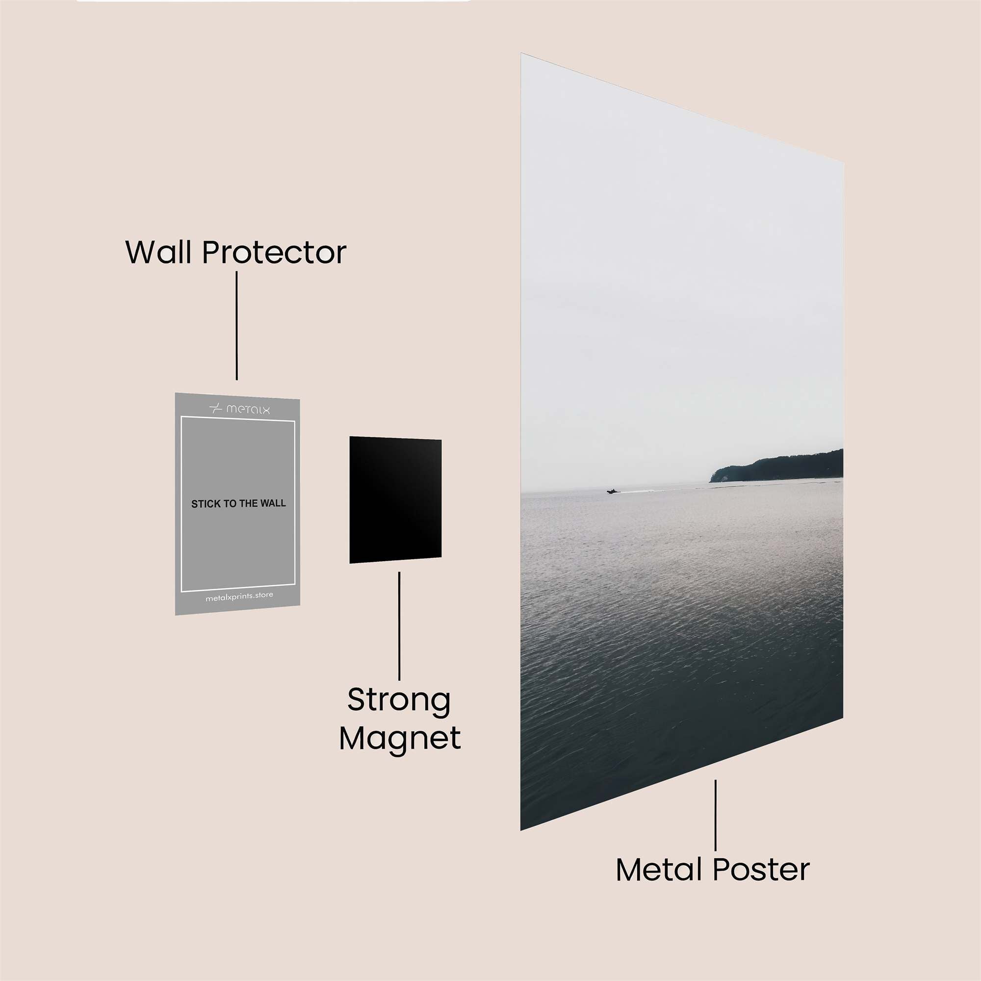 Horizon Serene Safe Wall Magnetic / M