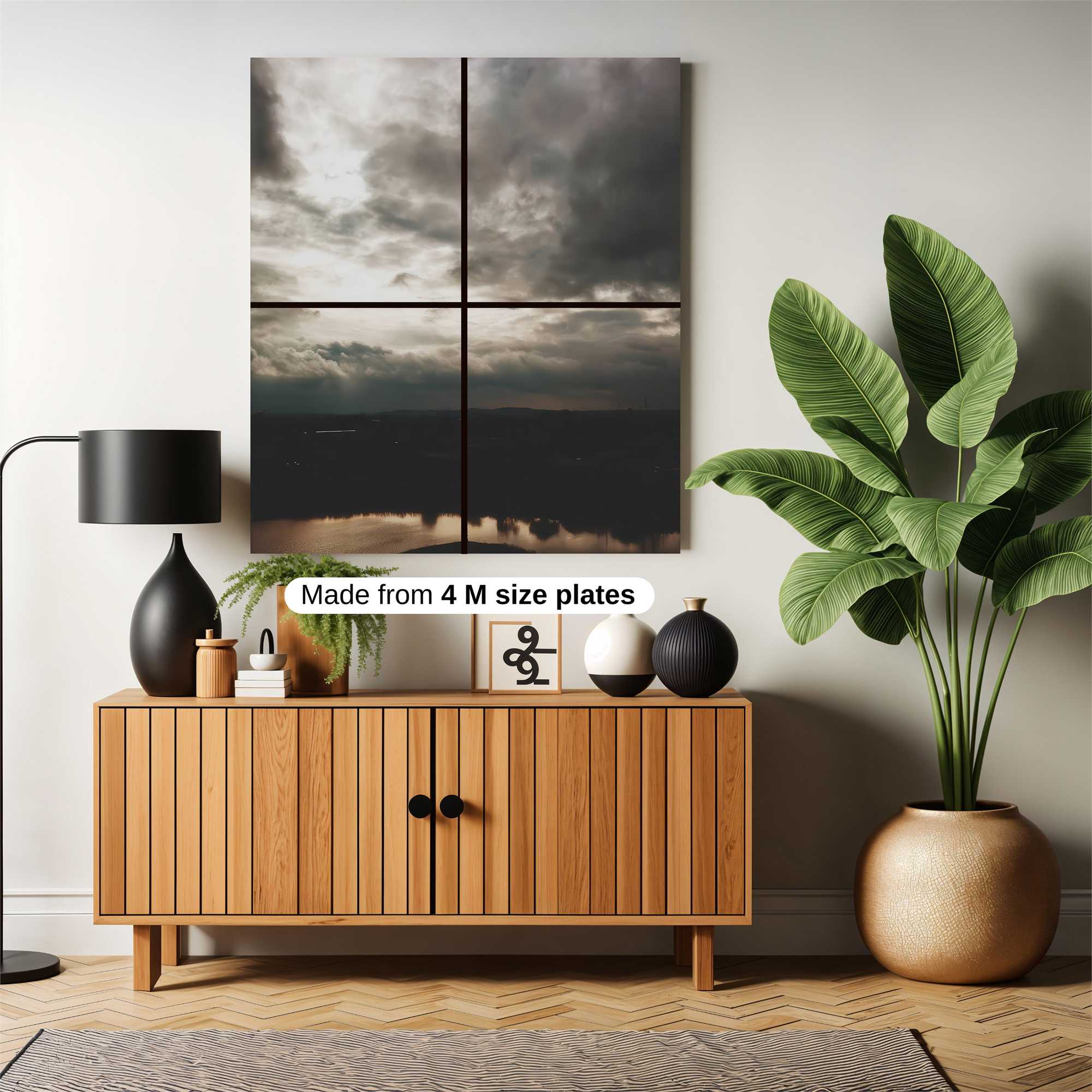 Stormy Reflection Safe Wall Magnetic / M