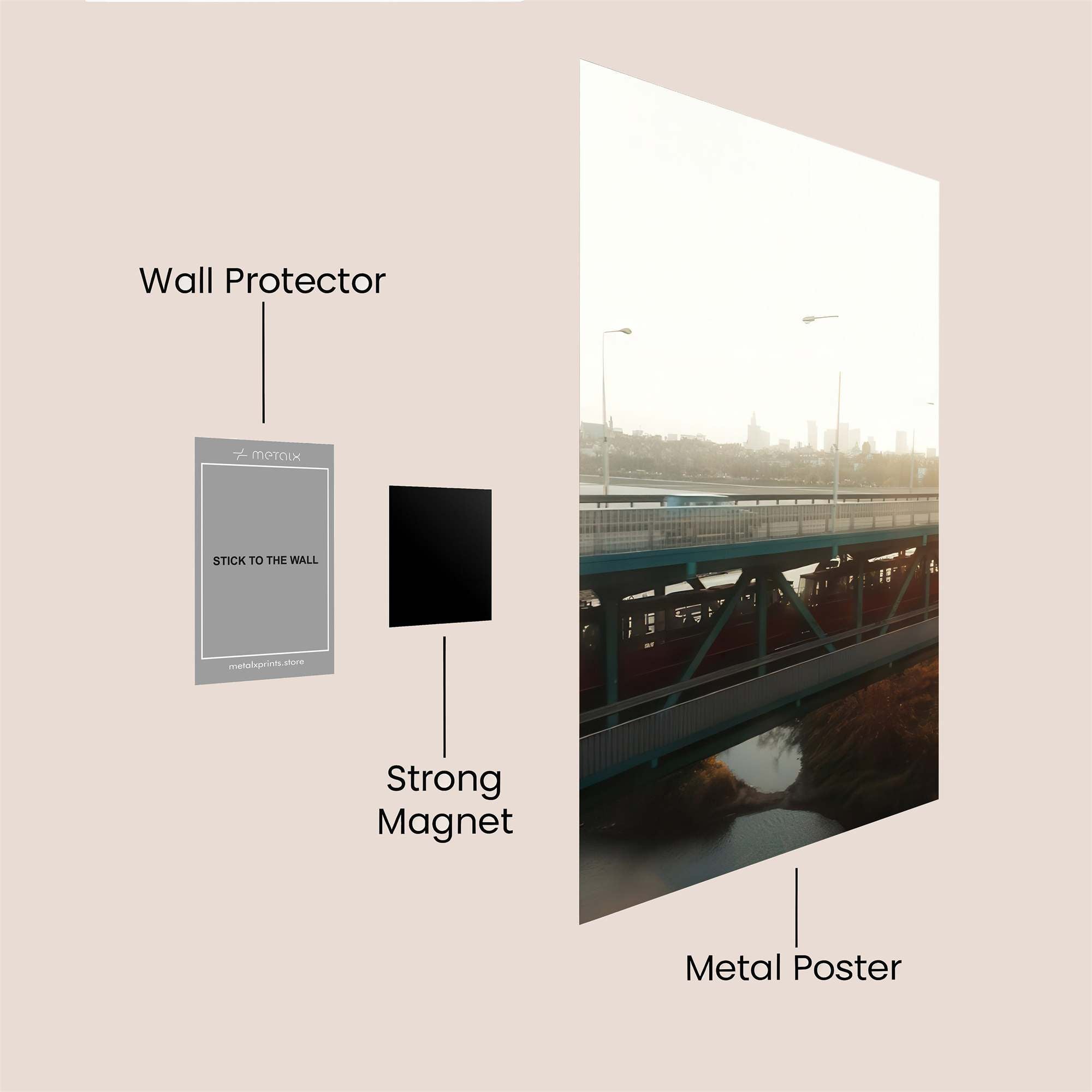 Bridge Serenity Safe Wall Magnetic / M