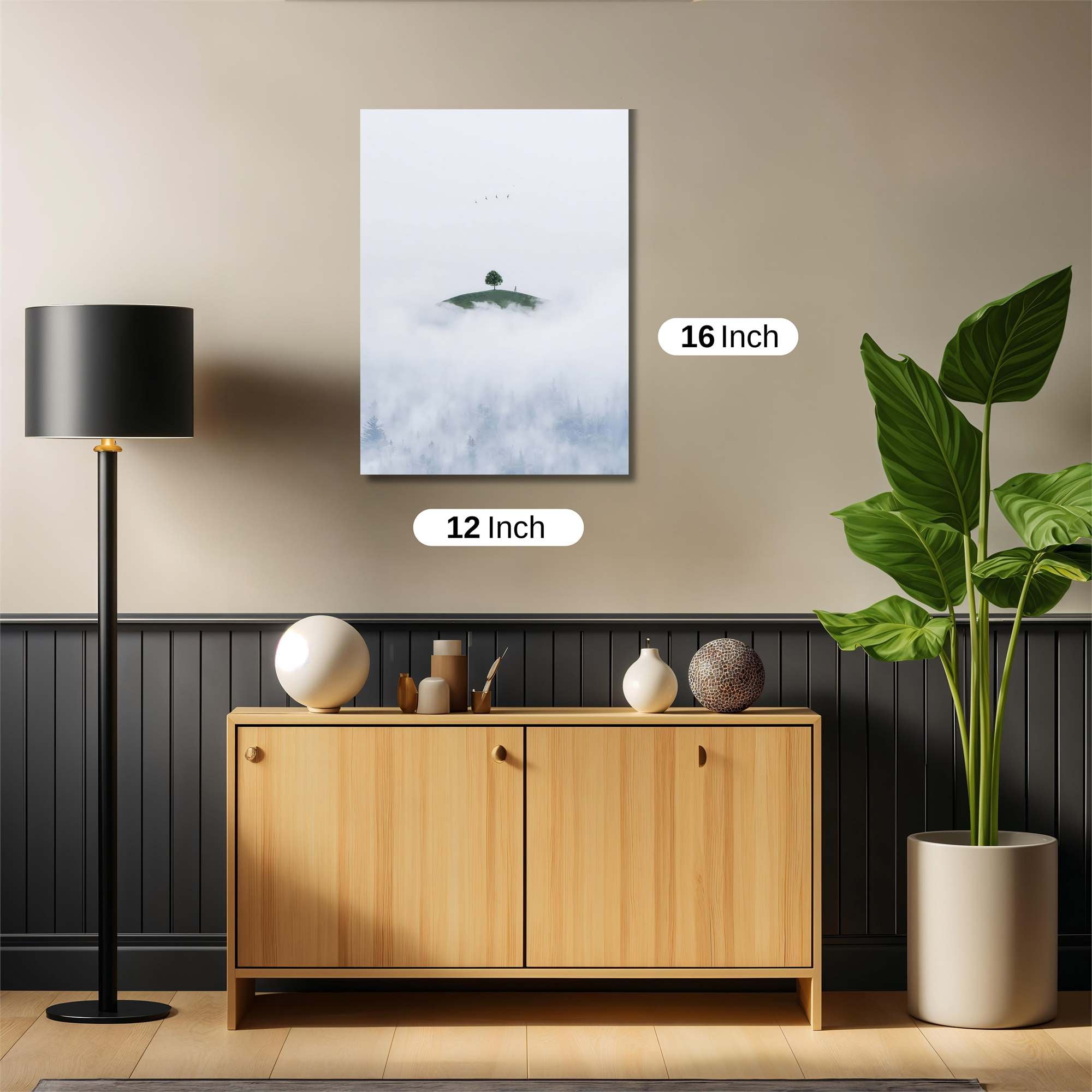 Lone Tranquil Safe Wall Magnetic / M