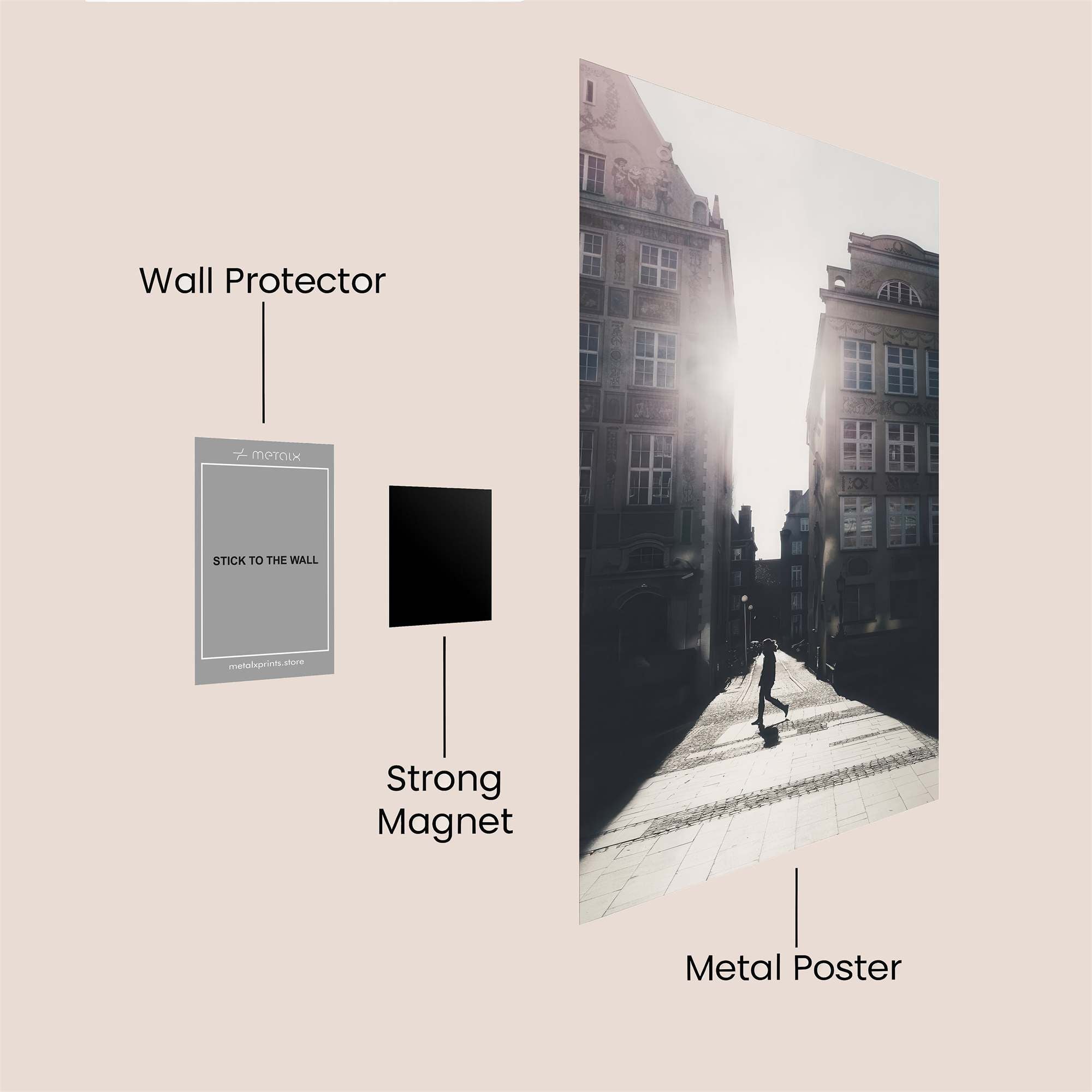 City Glow Safe Wall Magnetic / M