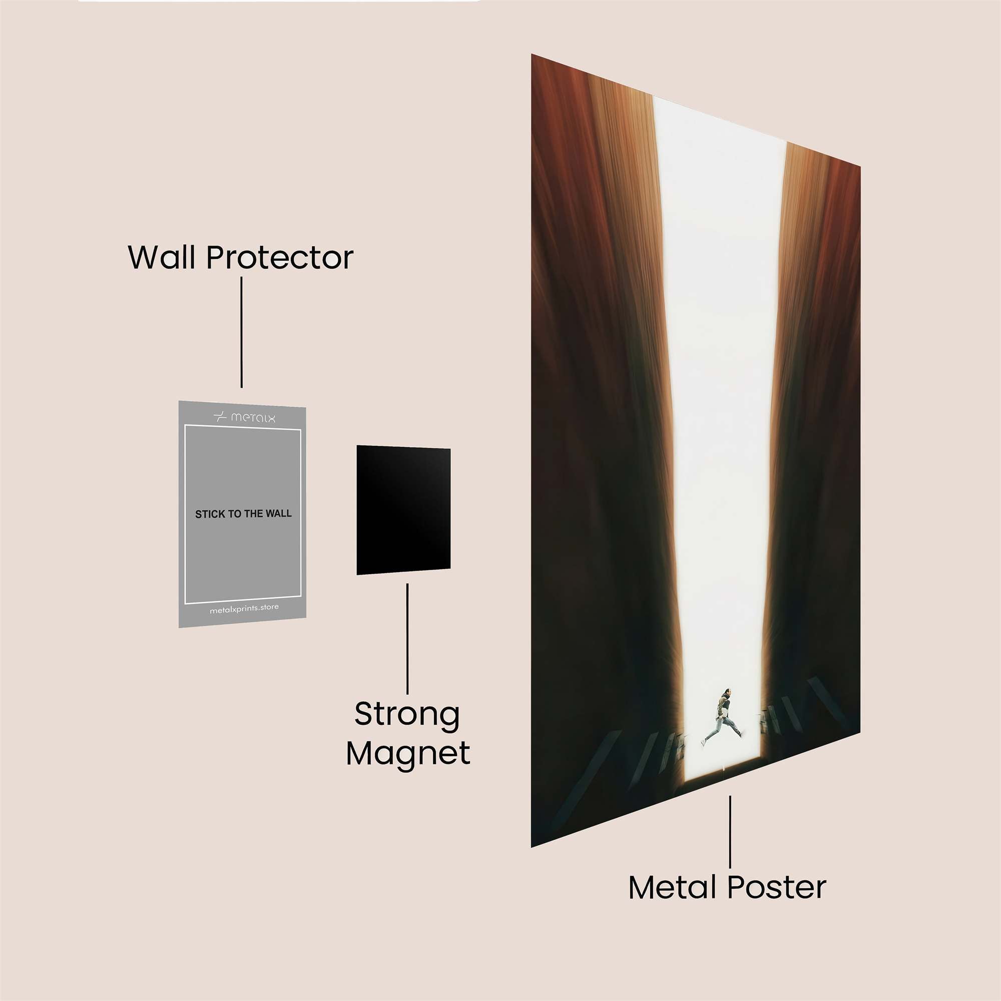 LightEscape Safe Wall Magnetic / M