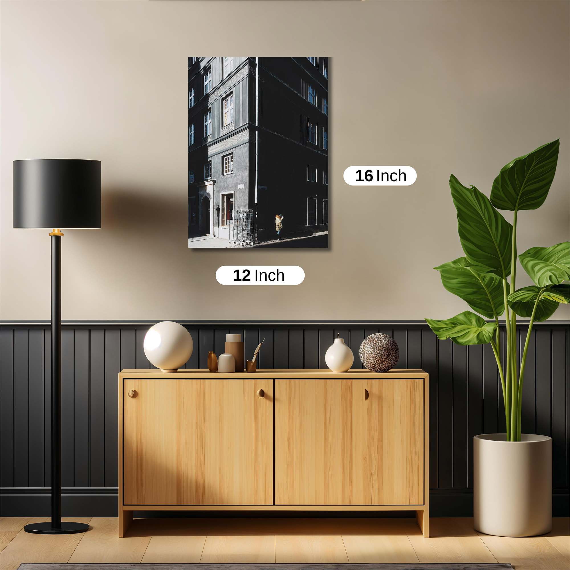 Shadowed Serenity Safe Wall Magnetic / M