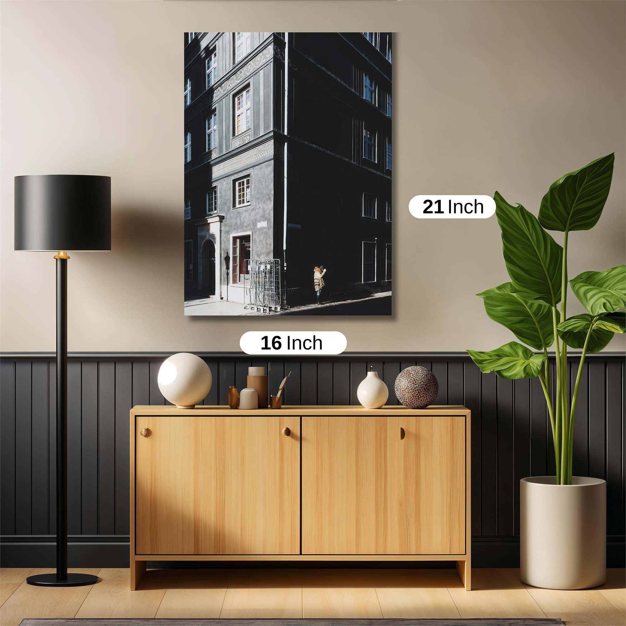 Shadowed Serenity Safe Wall Magnetic / M