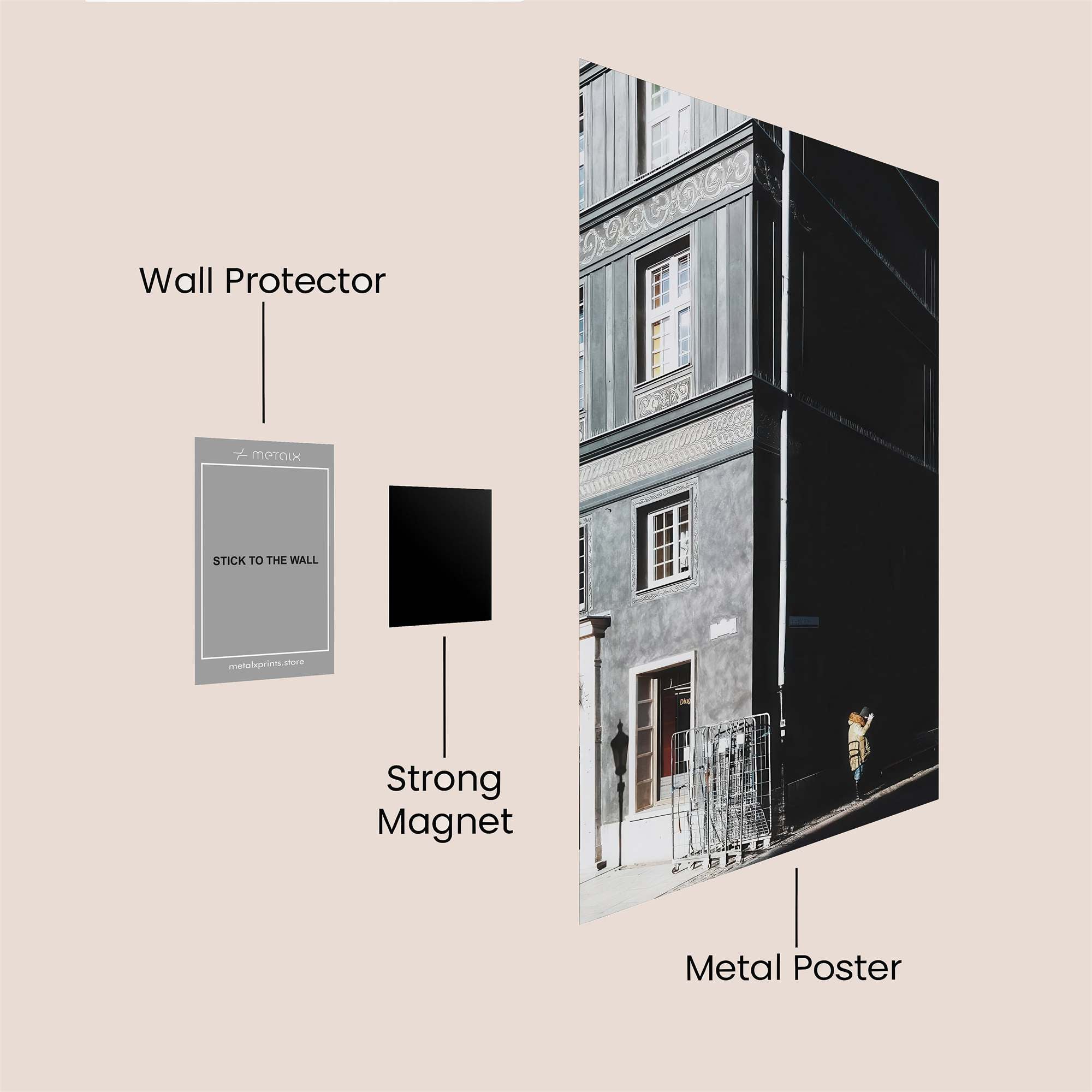 Shadowed Serenity Safe Wall Magnetic / M