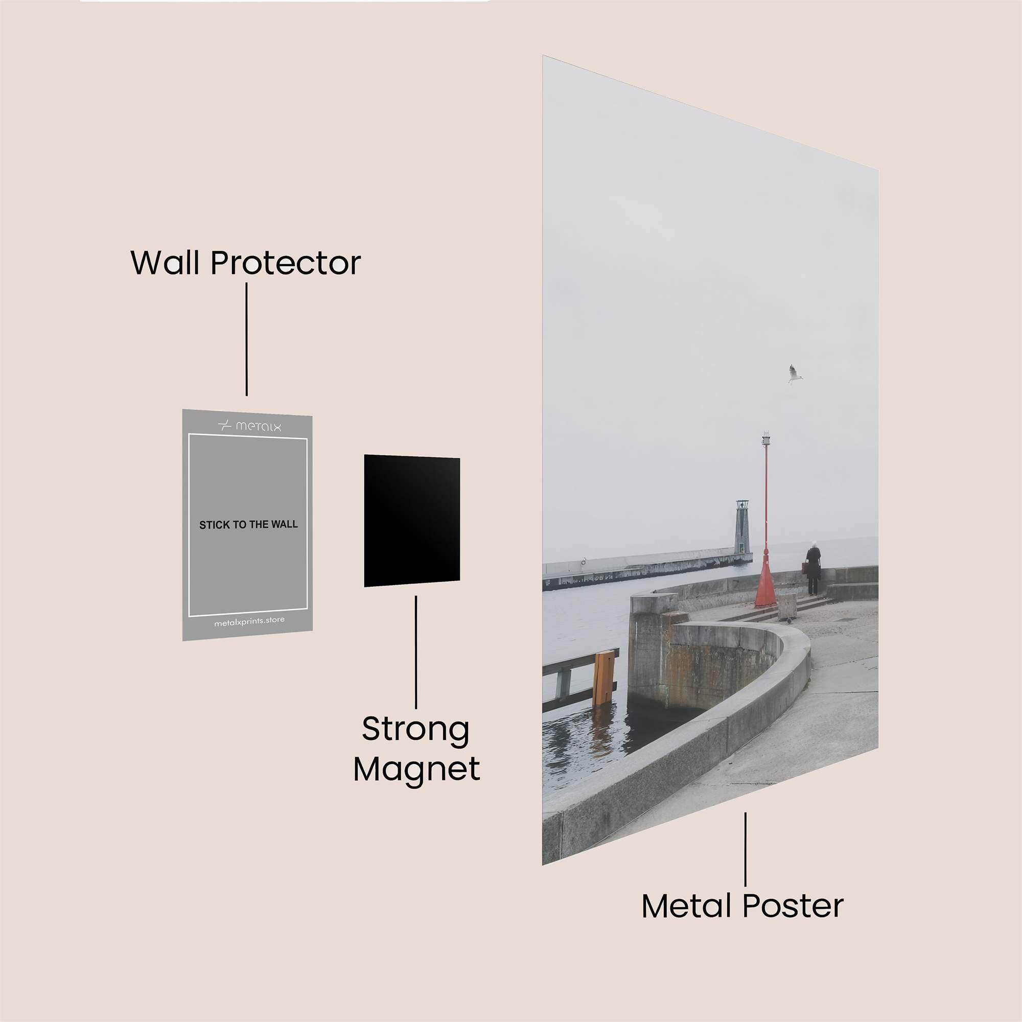 Harbor Serenity Safe Wall Magnetic / M