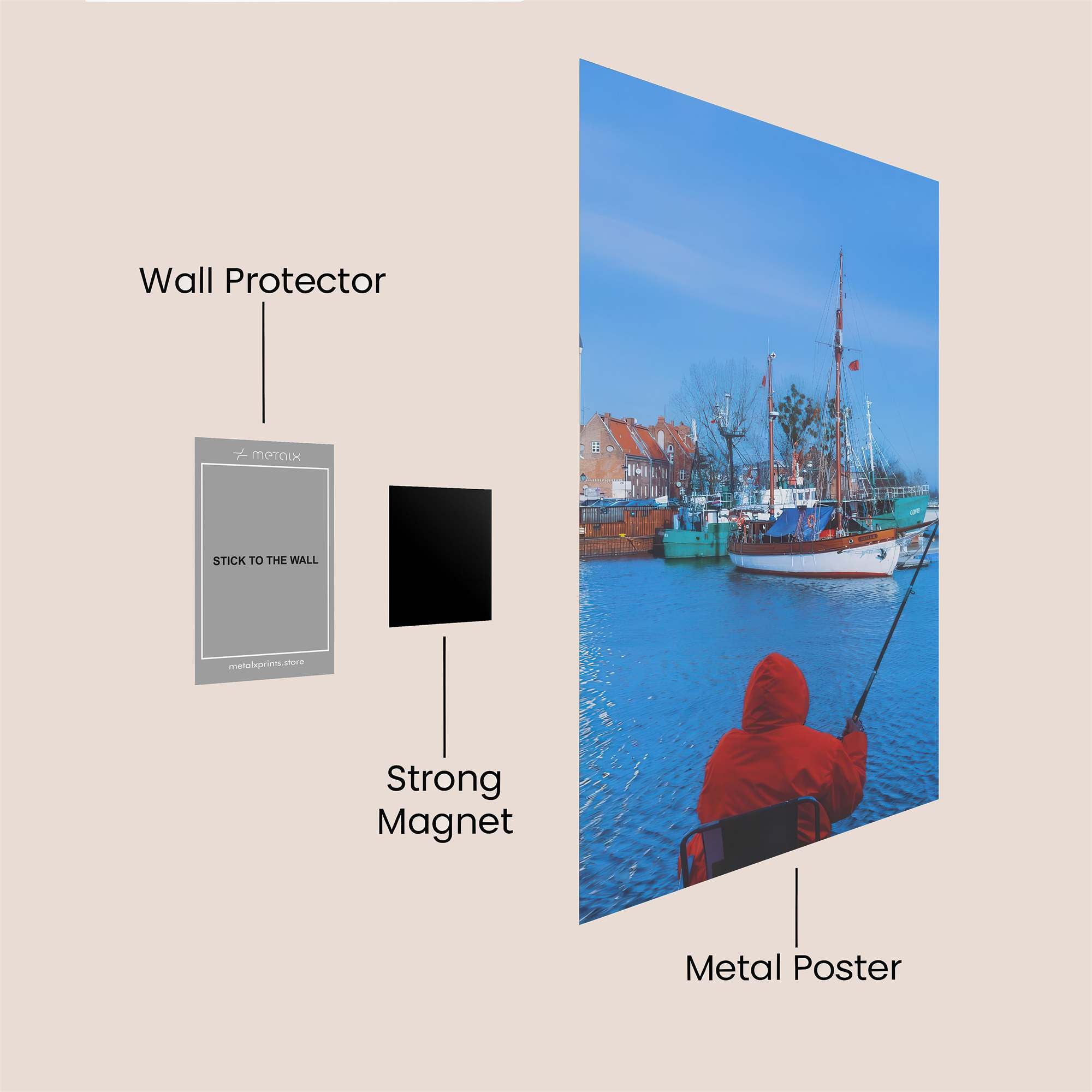 Fisherman Serenity Safe Wall Magnetic / M