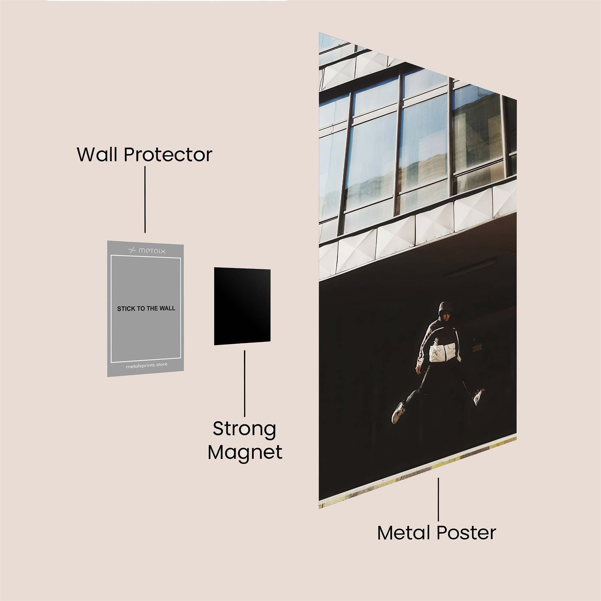 Urban Leap Safe Wall Magnetic / M