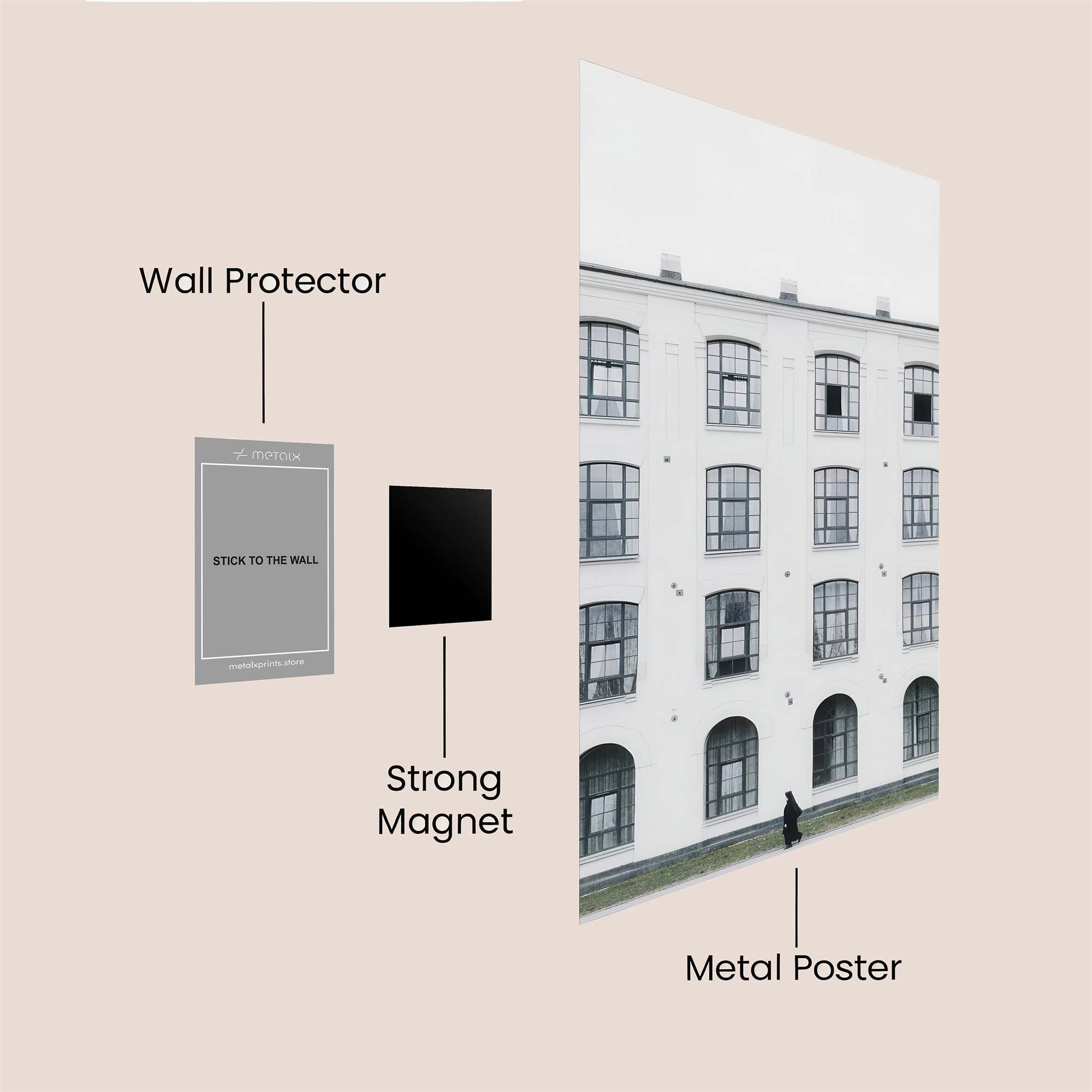 Lonely Facade Safe Wall Magnetic / M