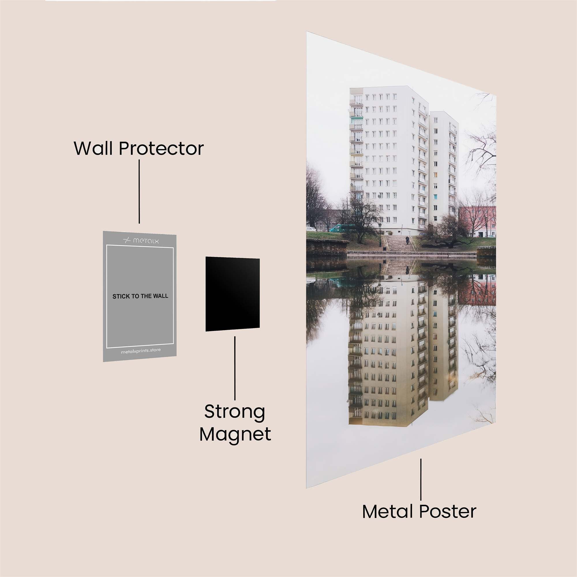 Tower Tranquil Safe Wall Magnetic / M